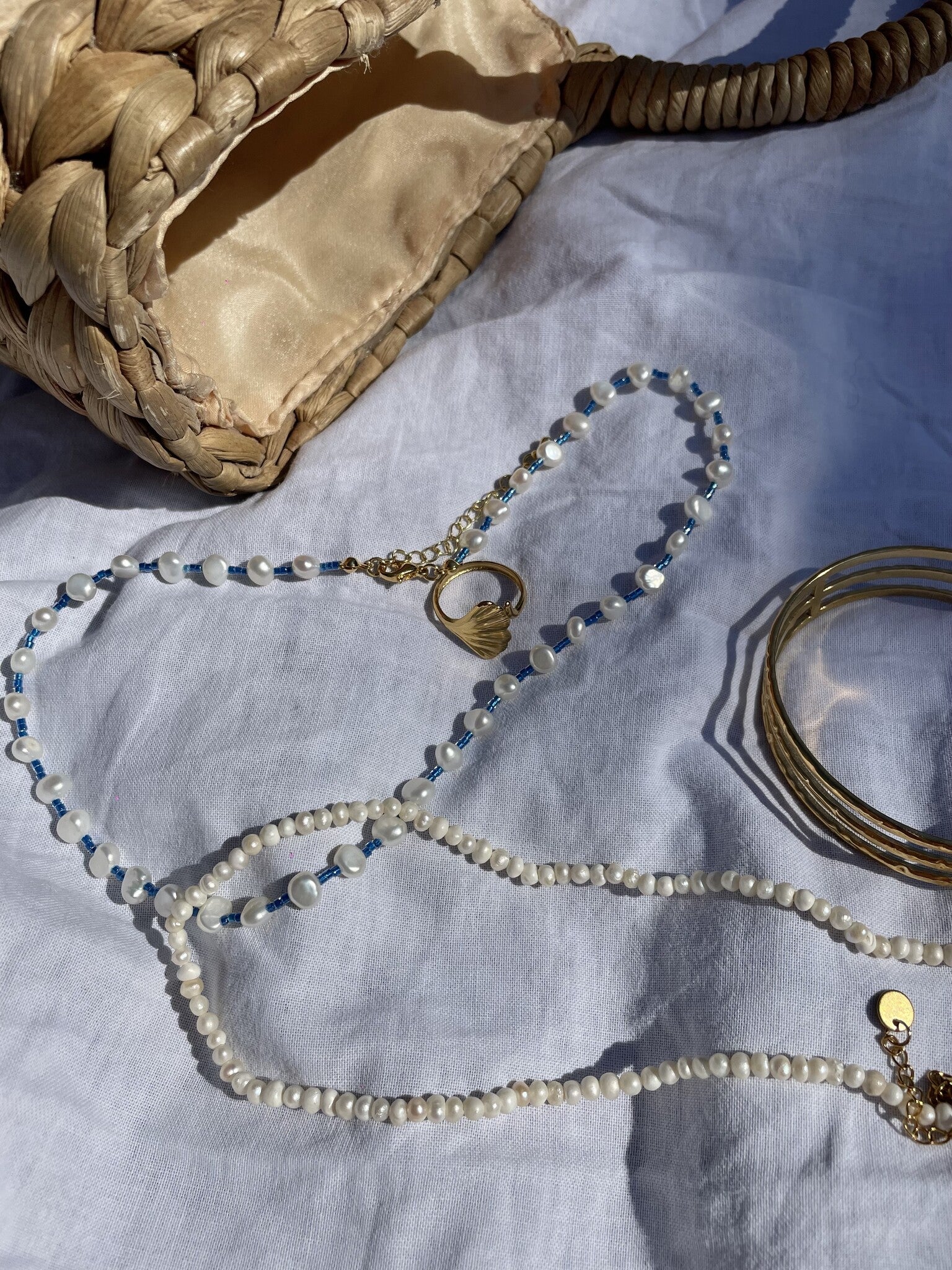 100% Real Fresh Water Pearl - Collier - Acier inoxydable - Image 5