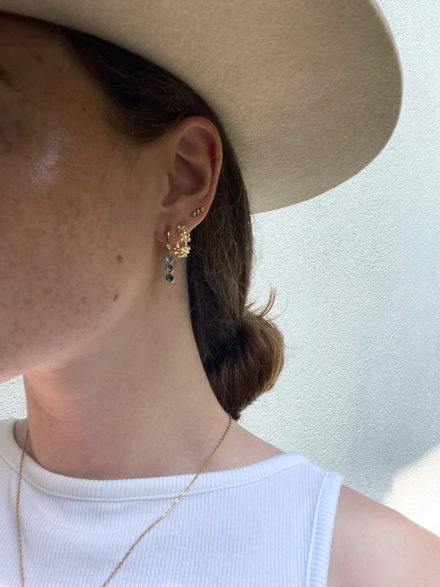 3 Dots - Studs - Boucles d'oreilles - Acier inoxydable - Image 2