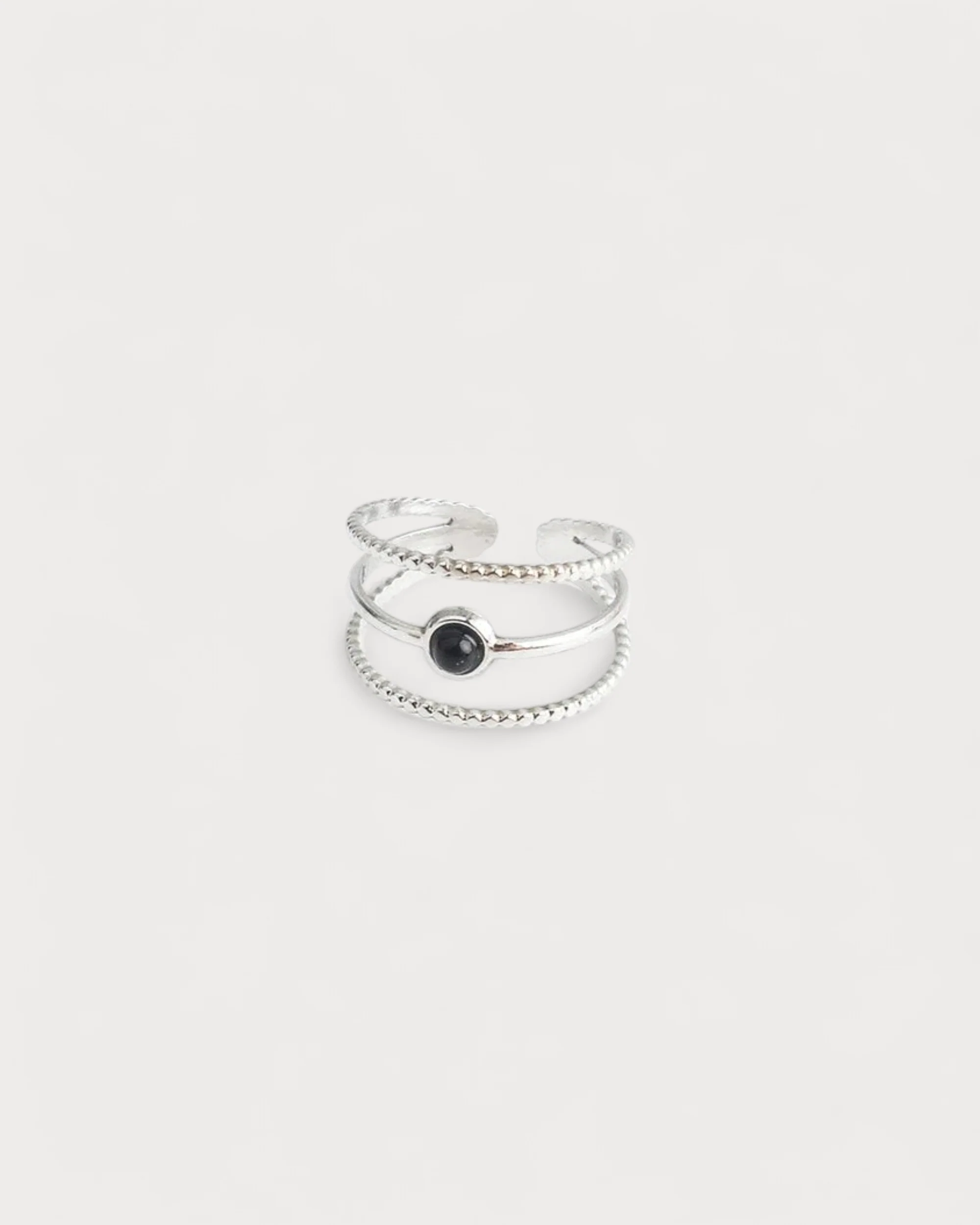 Aarya - Bague - Pierre naturelle - Acier inoxydable - Ajustable - Image 8