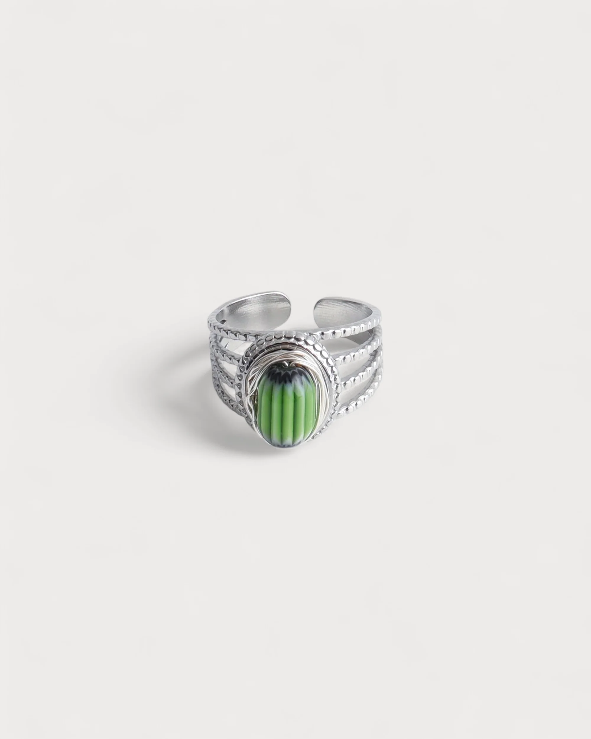 Aira - Bague - Acier inoxydable - Réglable - Image 3