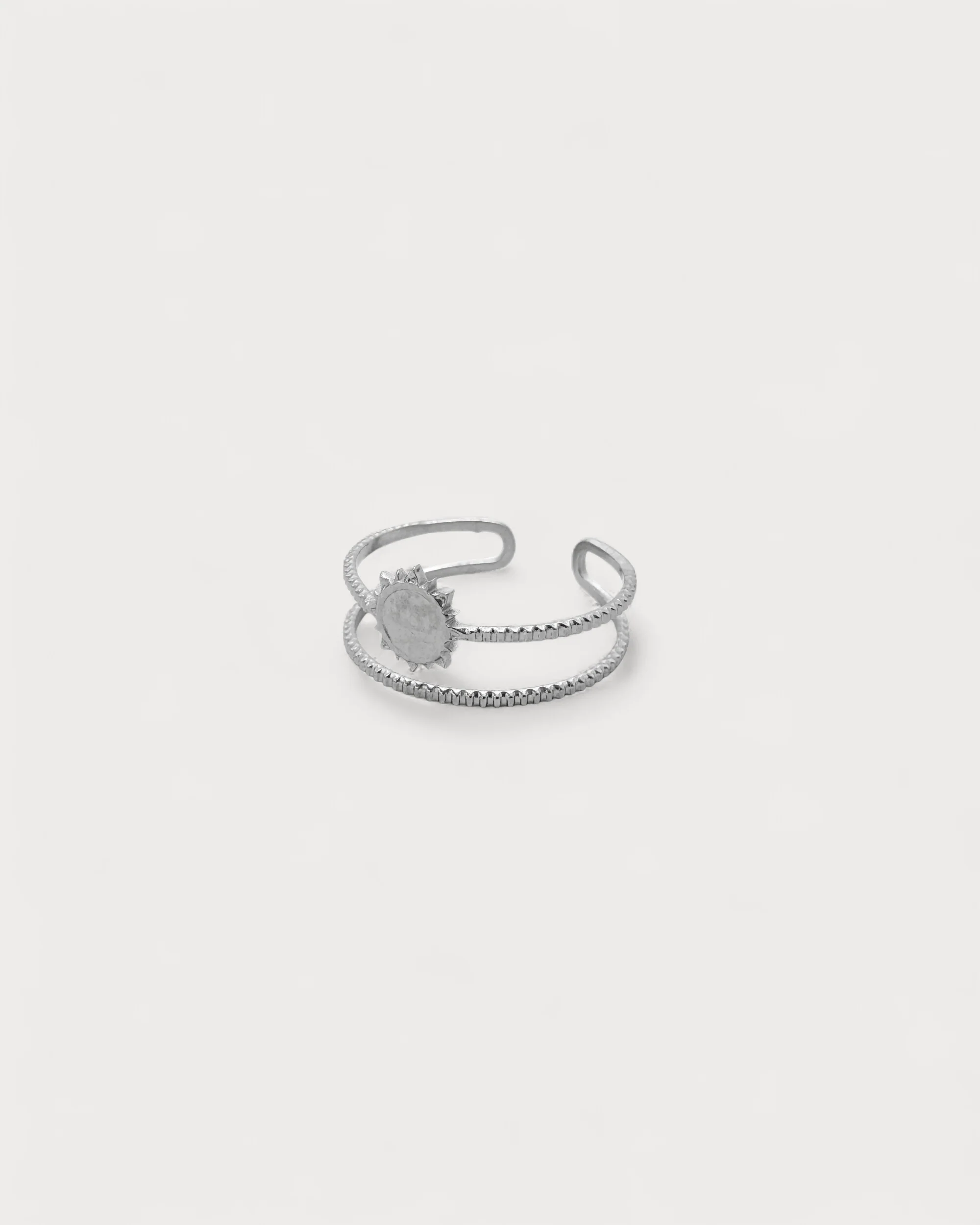 Alicia - Bague - Acier inoxydable - Ajustable - Image 6