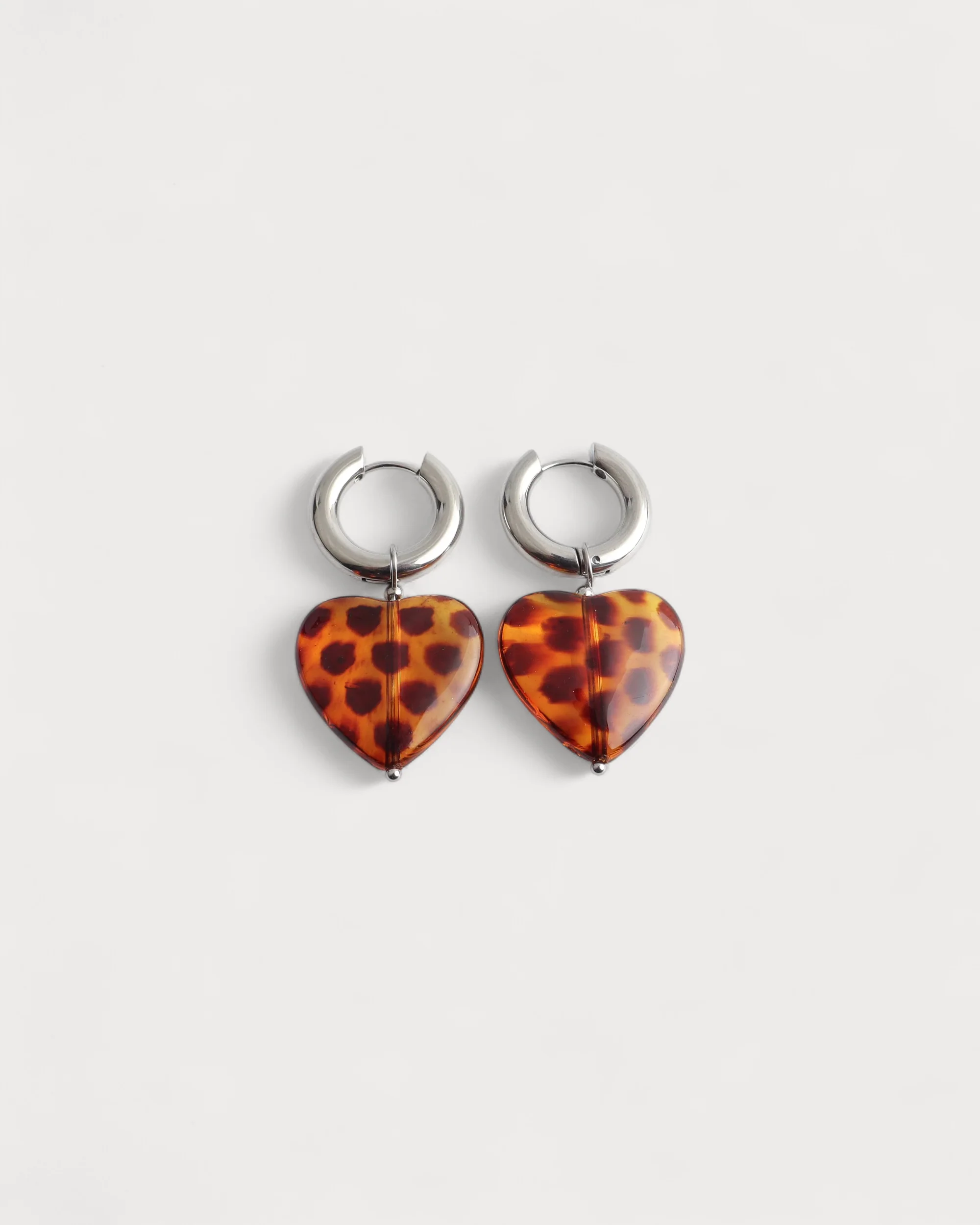 Ambre - Boucles d'oreilles - Acier inoxydable - Image 3