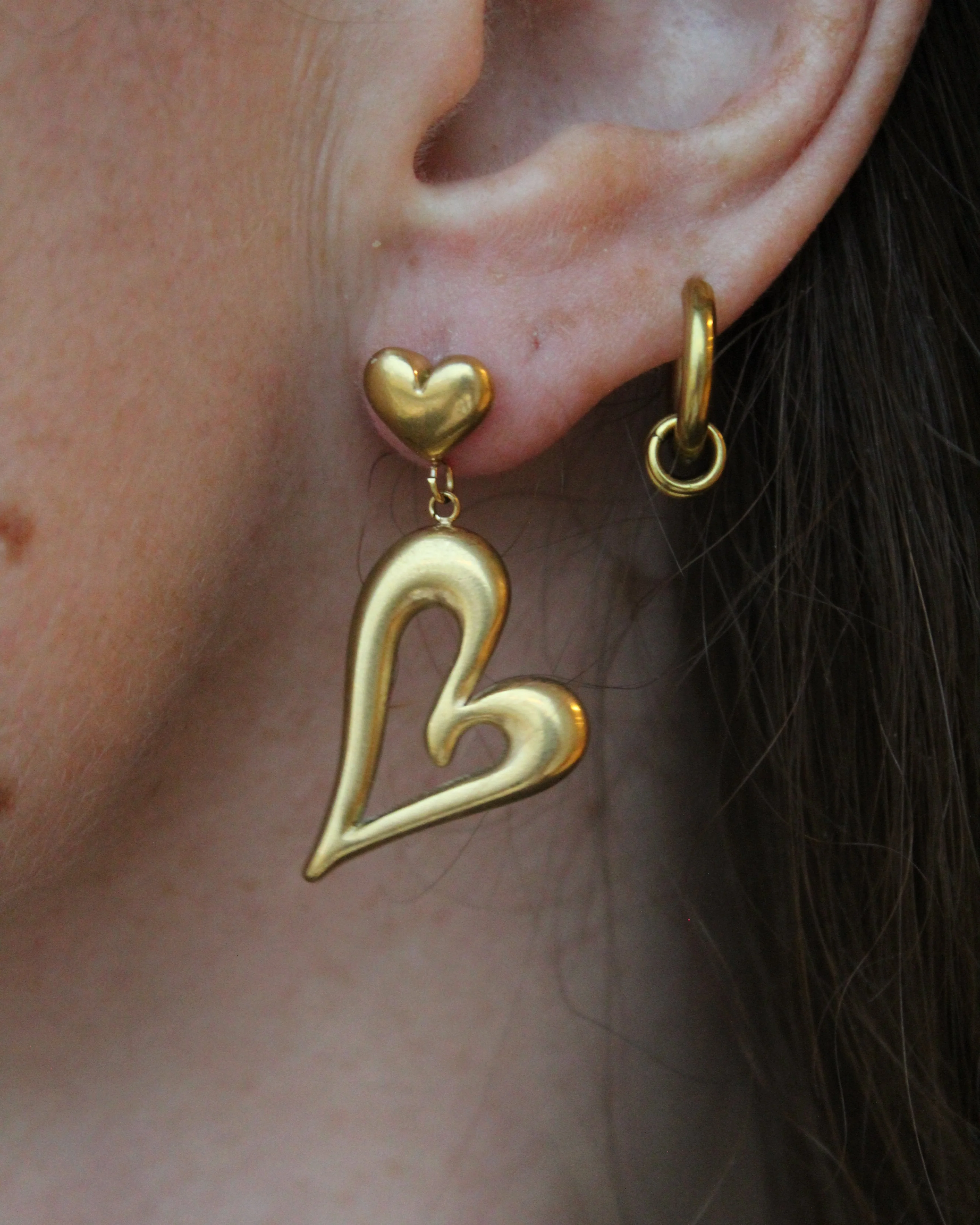Annabel - Boucles d'oreilles - Acier inoxydable - Image 2