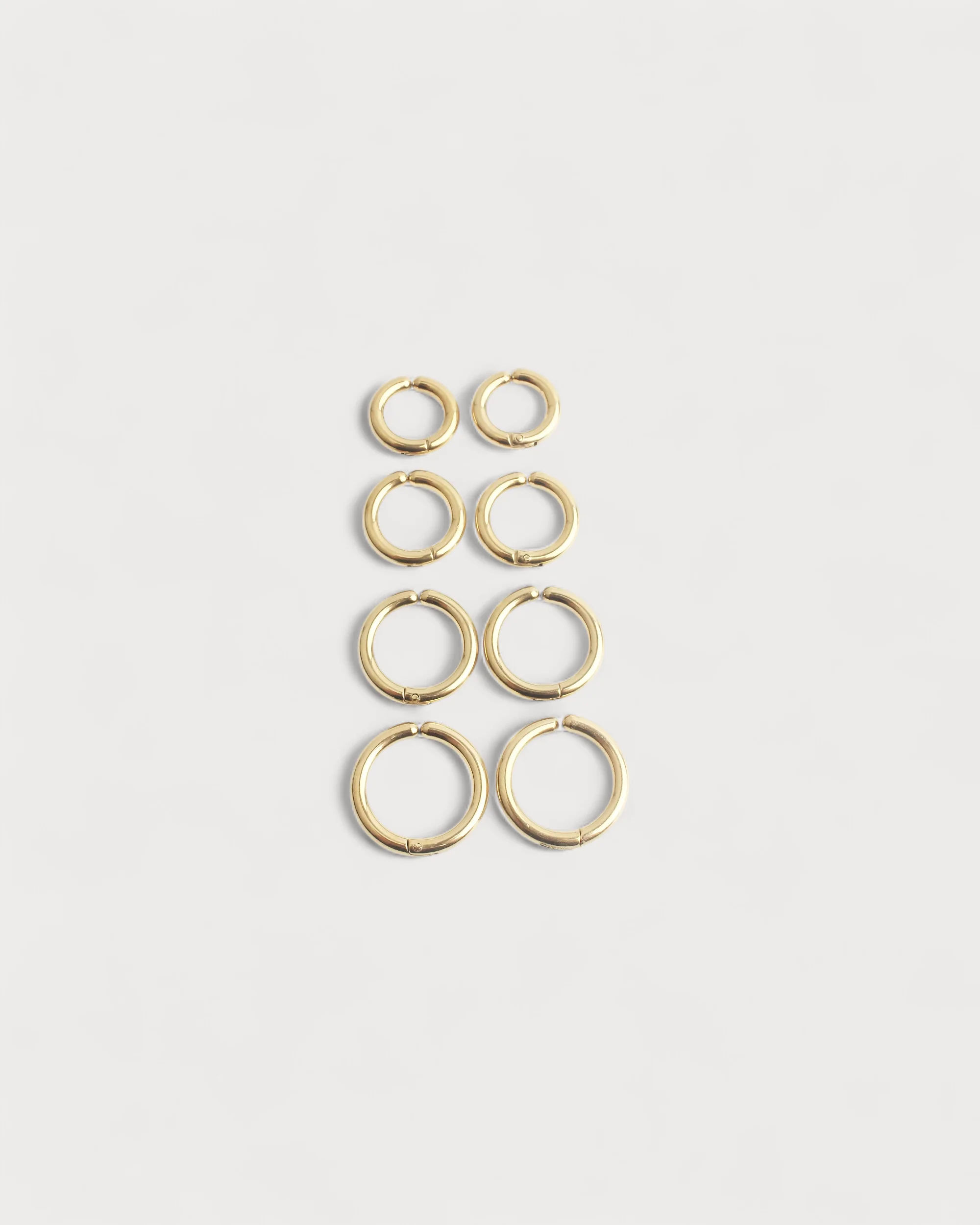 Basic - Boucles d'oreilles - Clips - Acier inoxydable