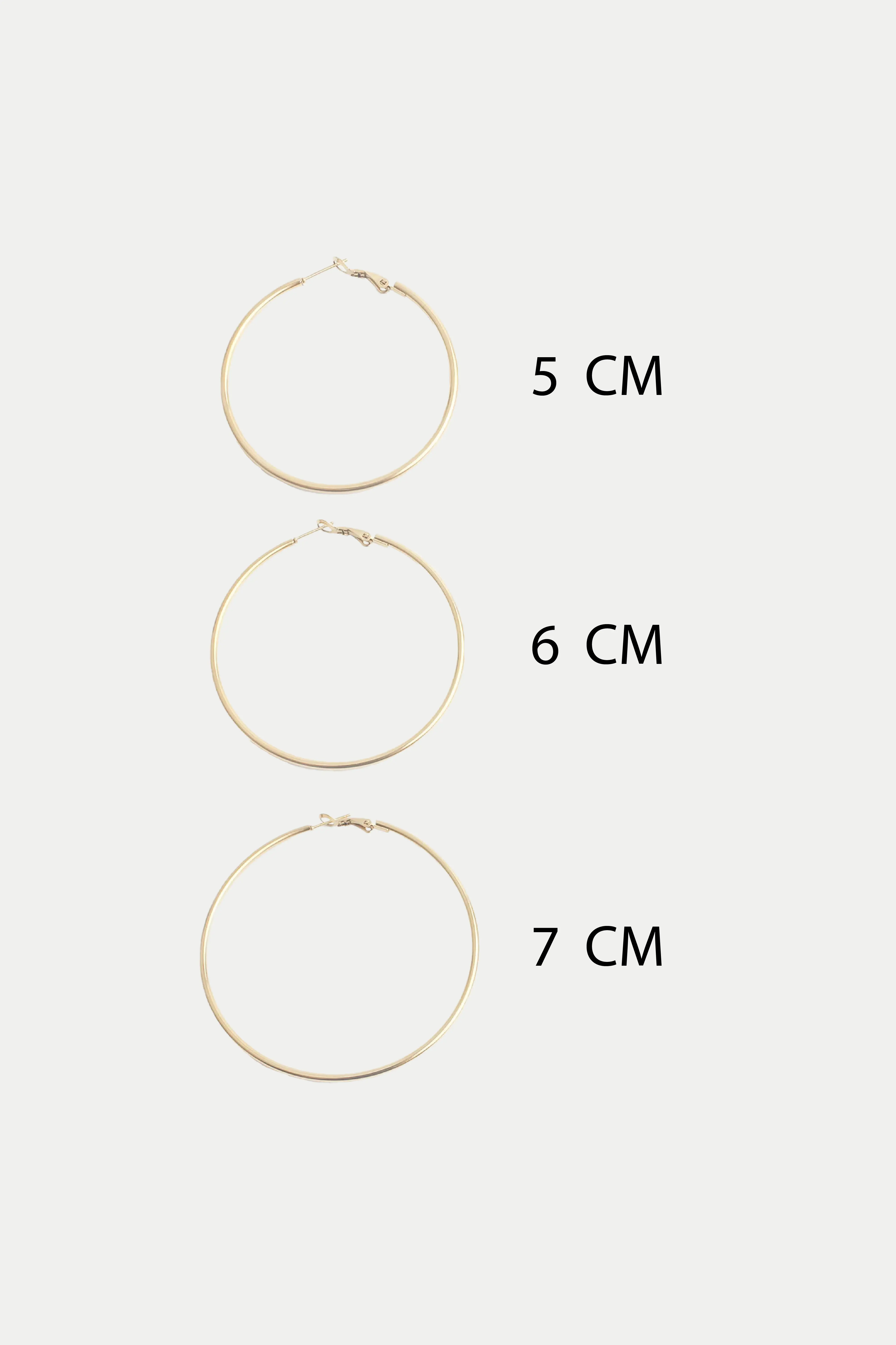 Basic hoops - Boucles d'oreilles - Acier inoxydable - Image 10