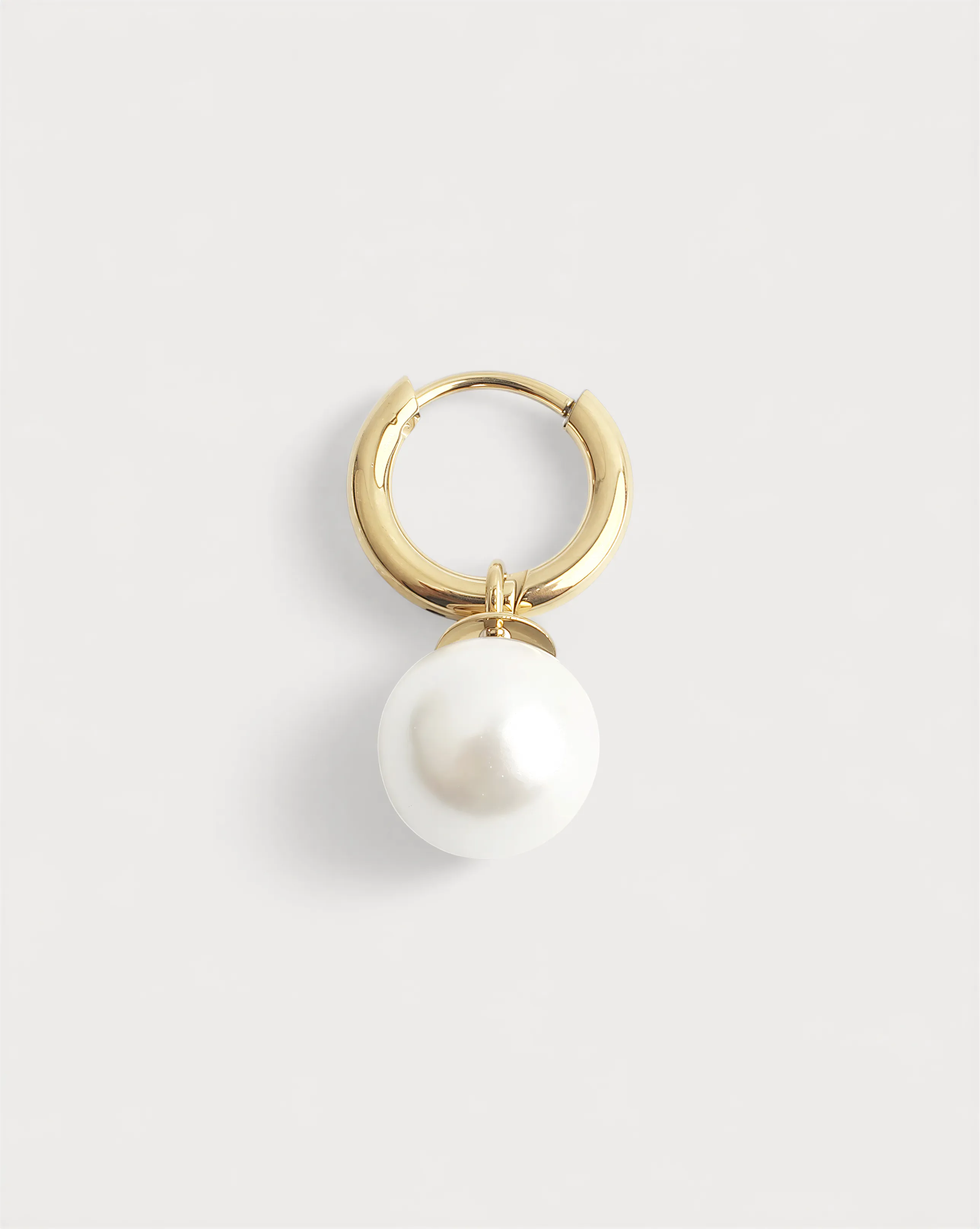 Big Pearl - Boucle d'oreille - Acier inoxydable