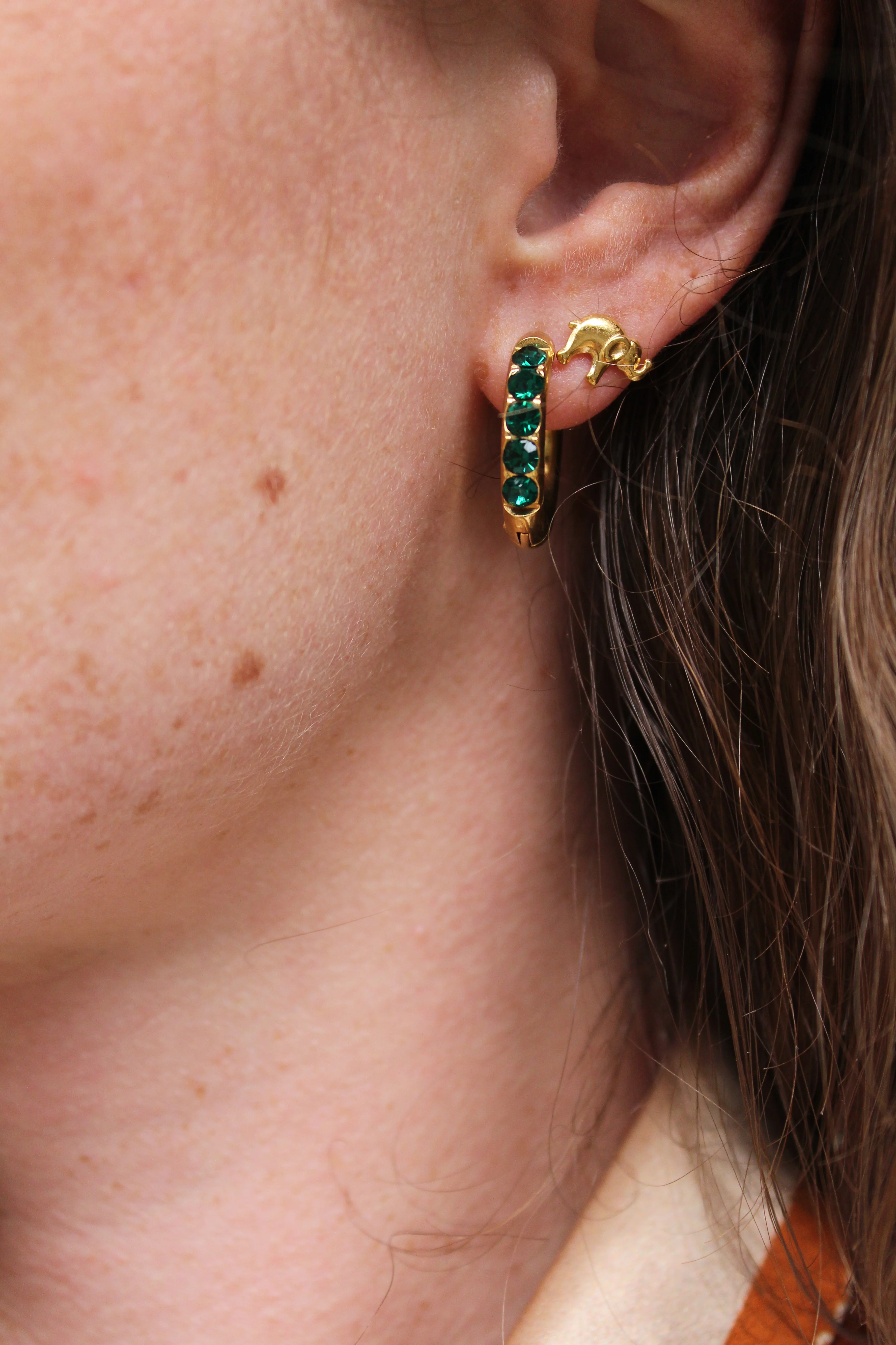 Big Strass Stone - Boucles d'oreilles - Acier inoxydable - Image 3