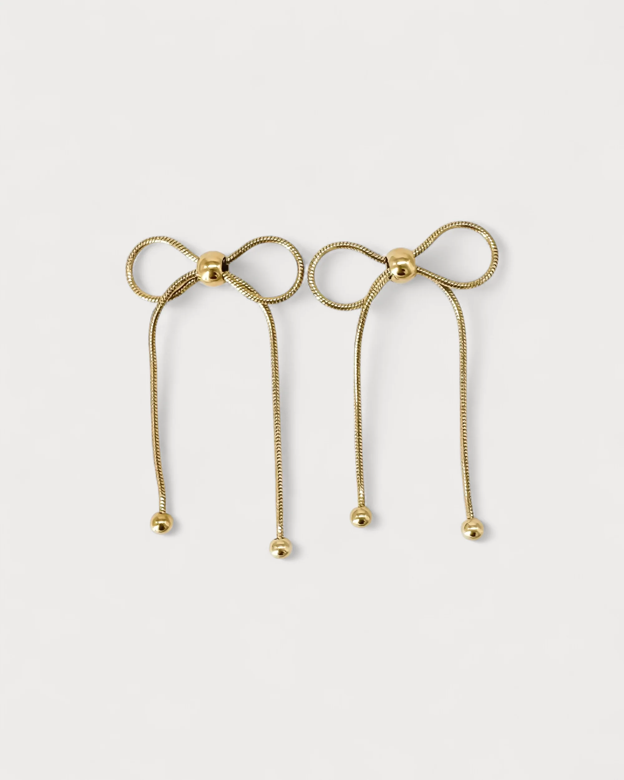 Bow - Boucles d'oreilles - Acier inoxydable