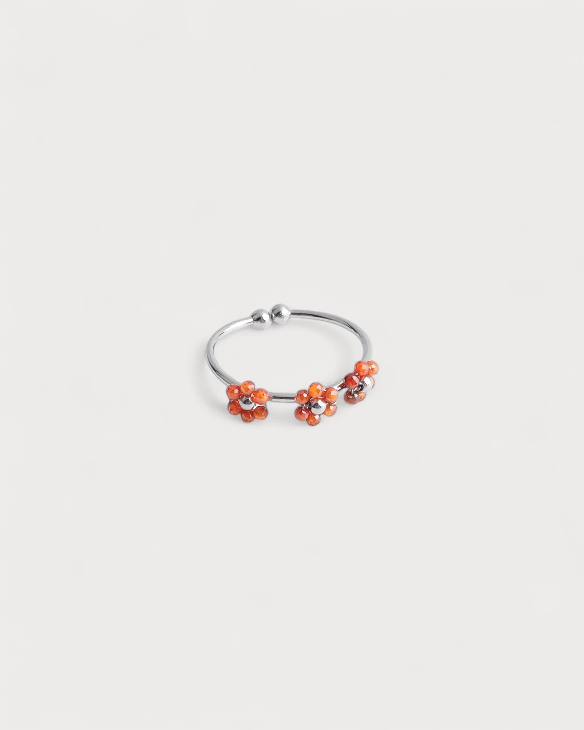 Camelia- Bague - Acier inoxydable - Ajustable - Image 10