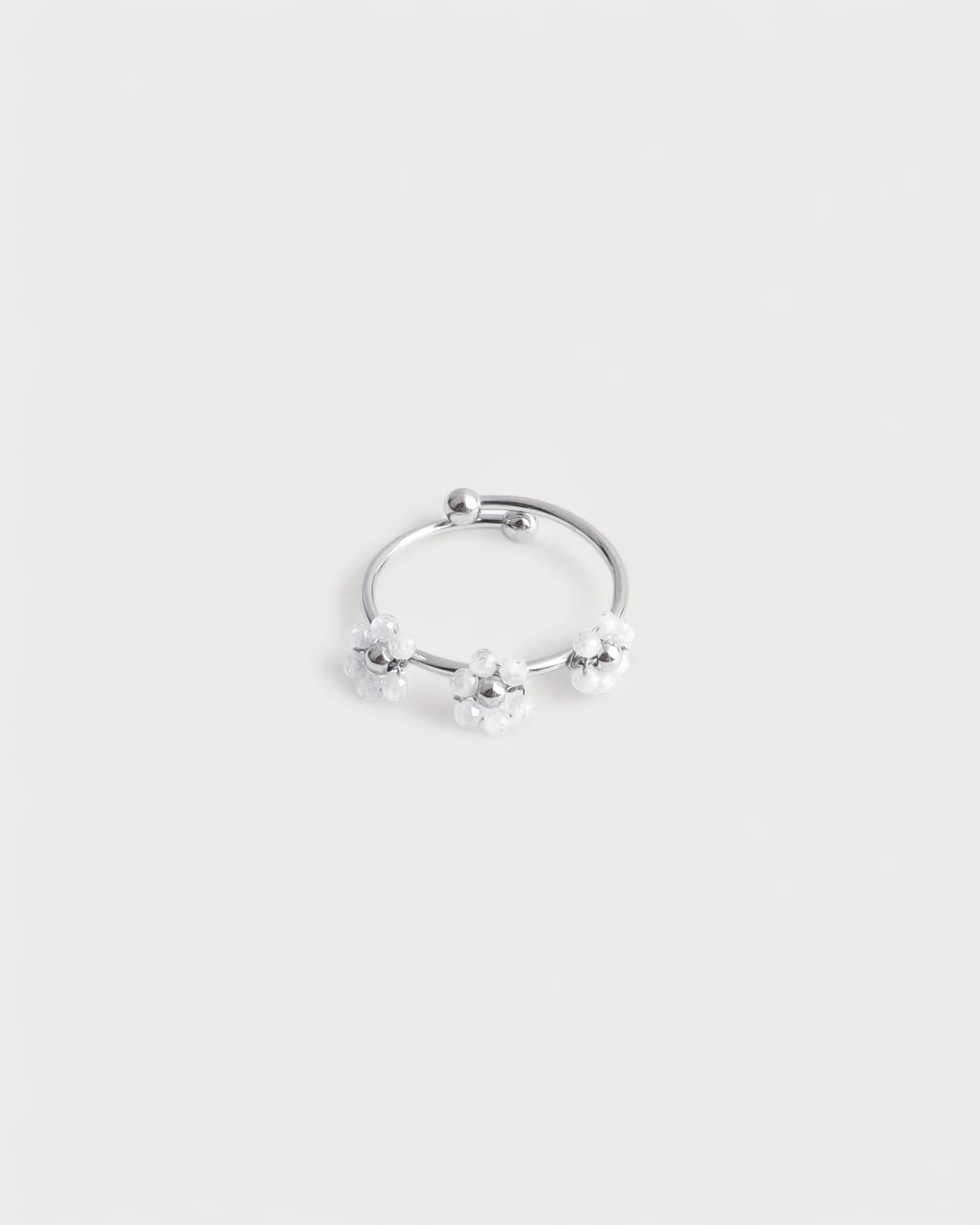 Camelia- Bague - Acier inoxydable - Ajustable - Image 12