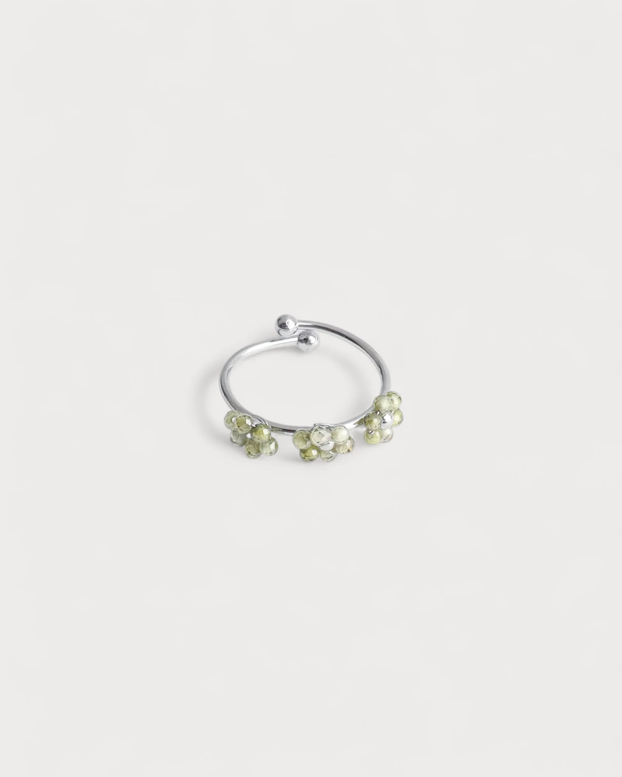 Camelia- Bague - Acier inoxydable - Ajustable - Image 9