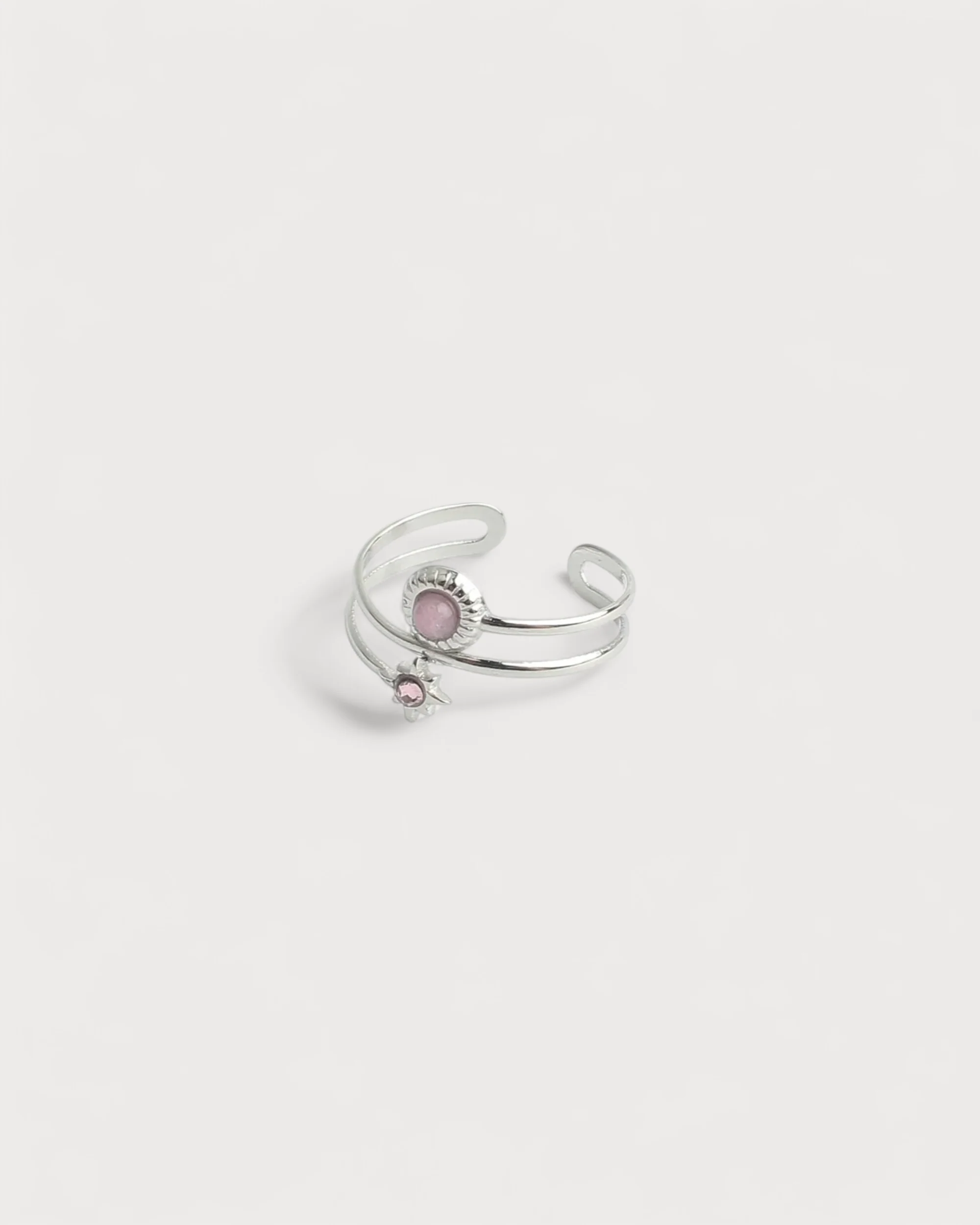 Candace - Bague - Acier inoxydable - Ajustable - Image 3