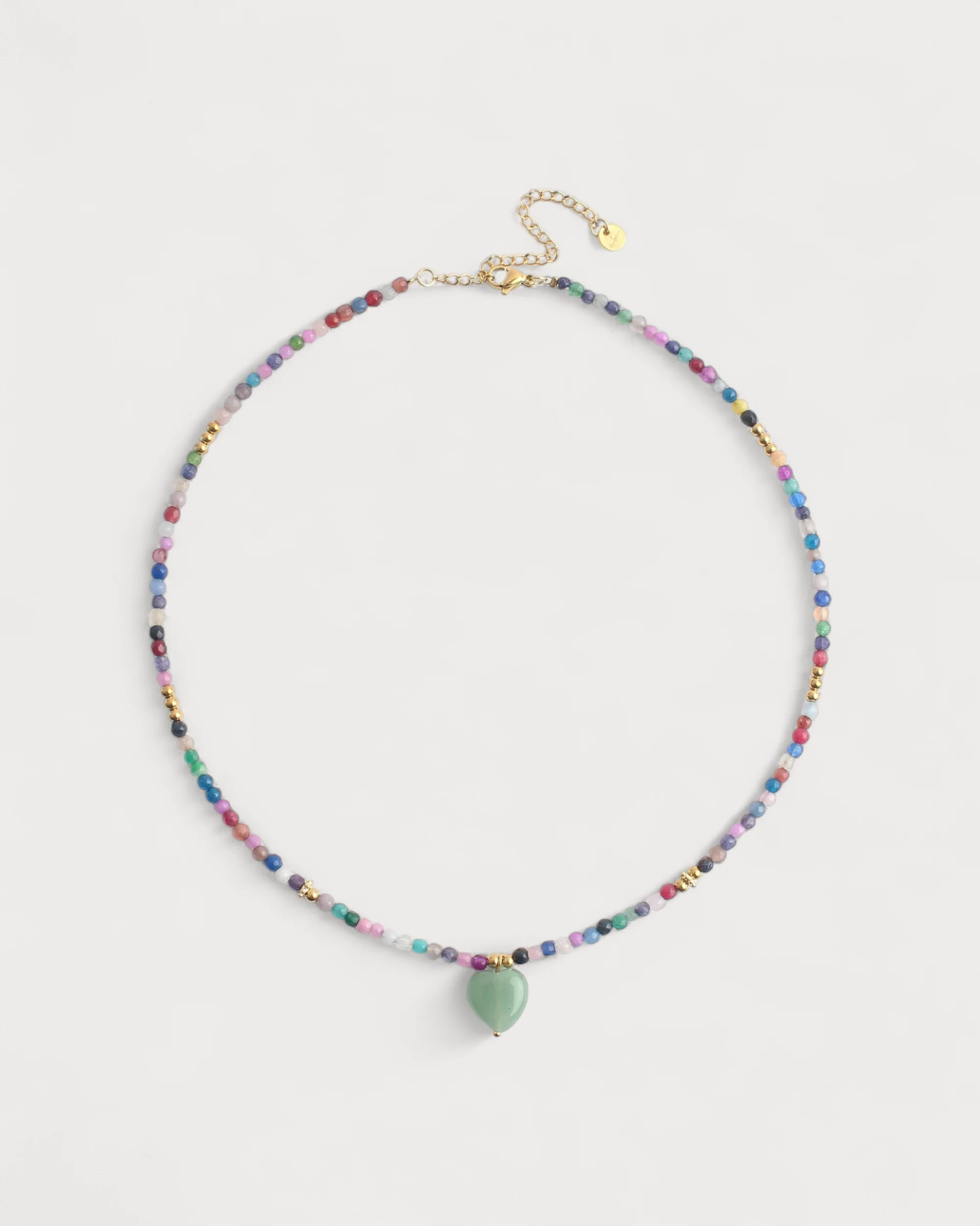 Capri - Collier - Pierre naturelle -Acier inoxydable - Image 3