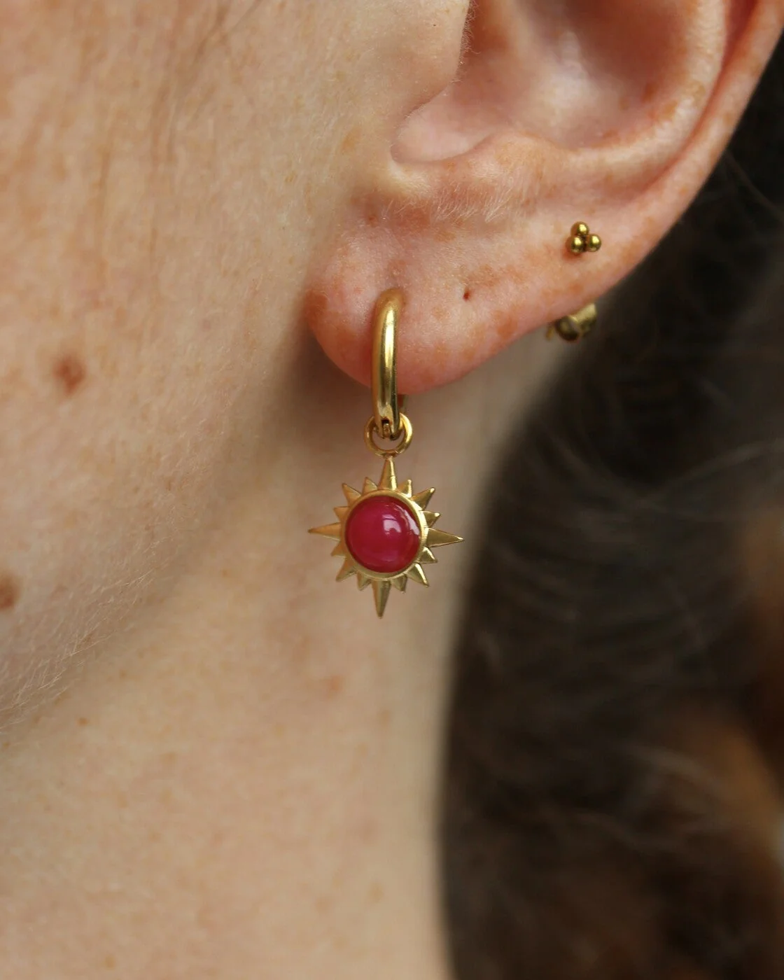 Chasing the sun - Boucles d'oreilles - Acier inoxydable - Image 2