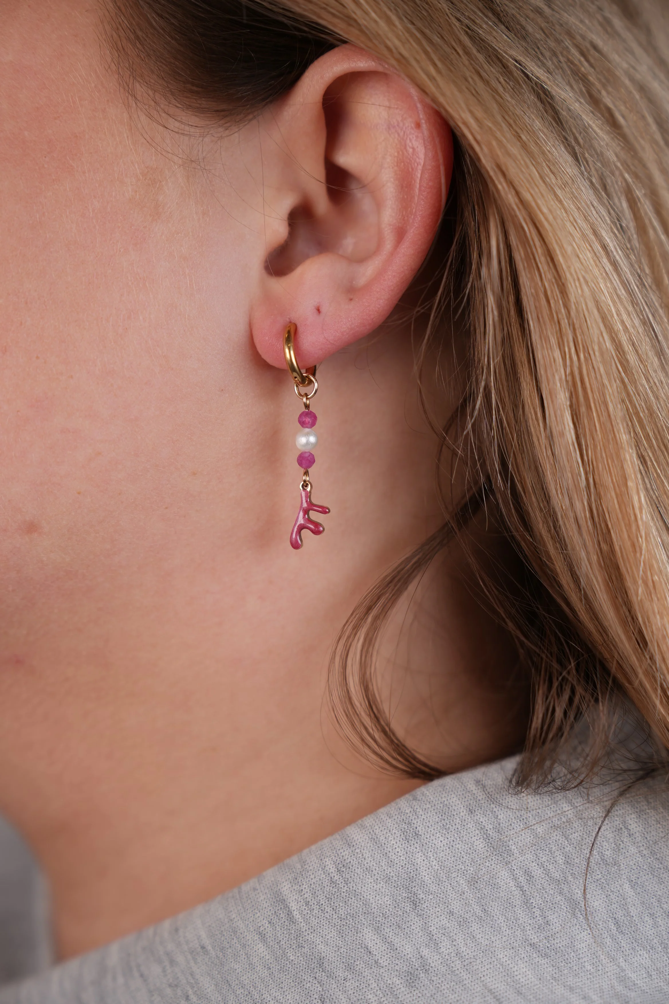 Corra - Boucles d'oreilles - Acier inoxydable - Image 2