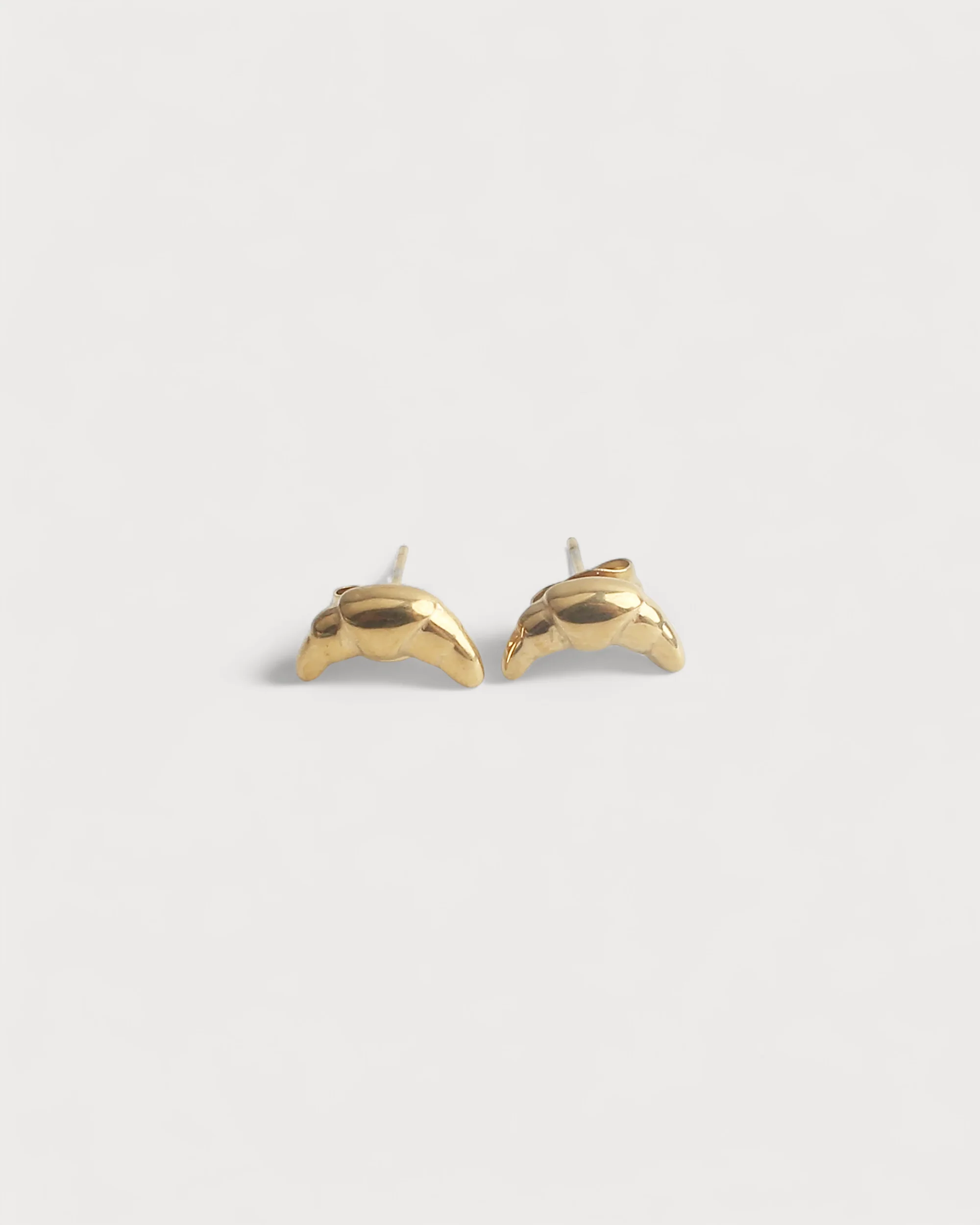 Little Croissant - Clous d'oreilles - Boucles d'oreilles - Acier inoxydable