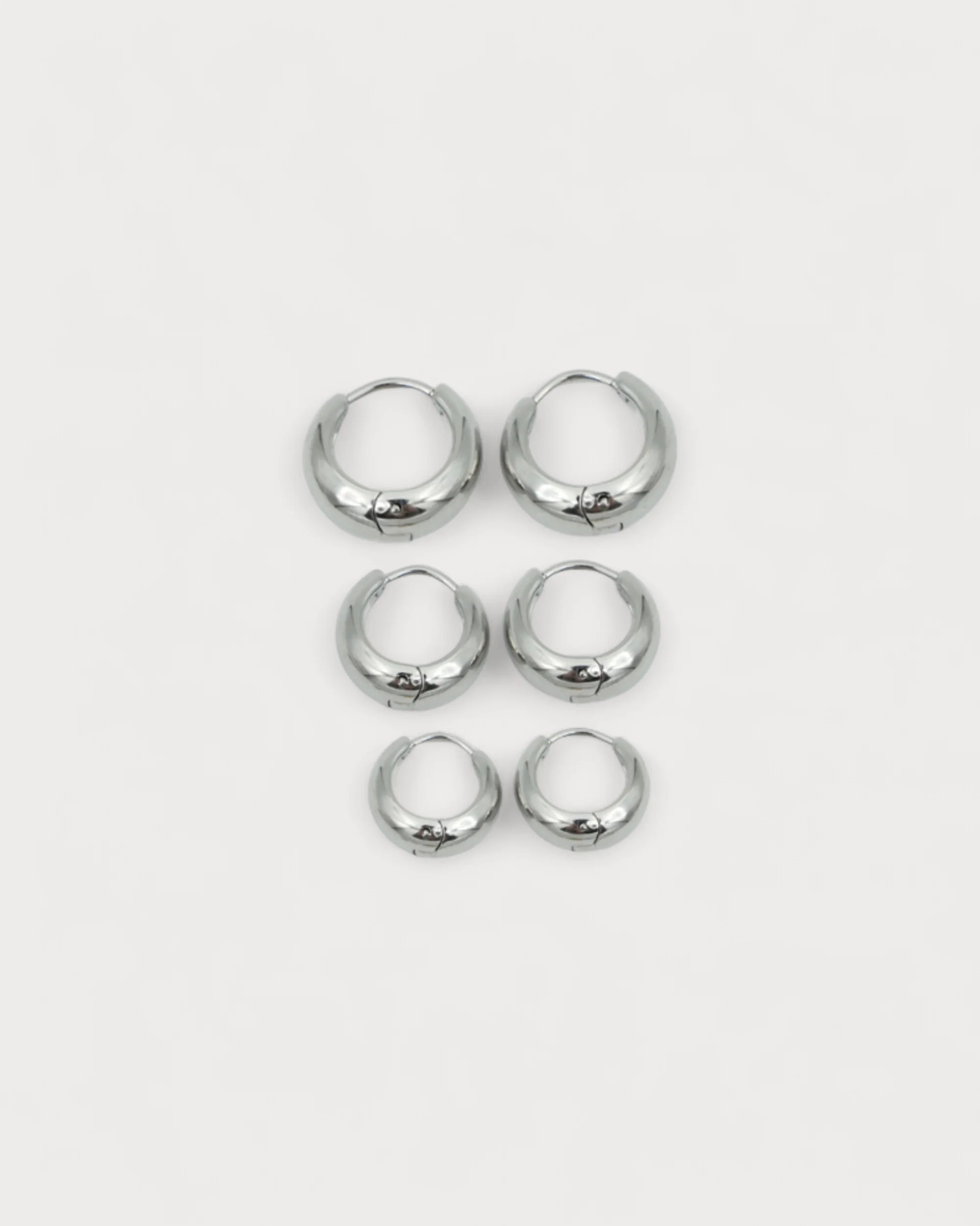 Crush Hoops - Boucles d'oreilles - Acier inoxydable - Image 5