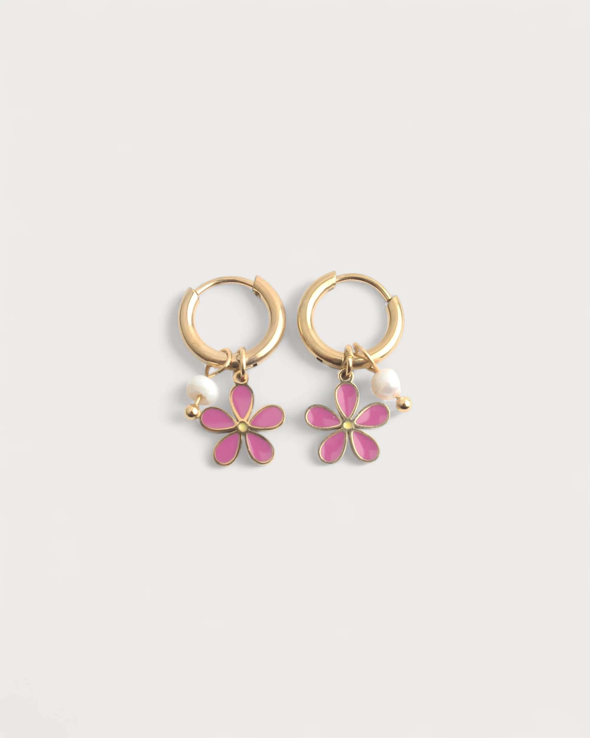 Daisy - Boucles d'oreilles - Acier inoxydable