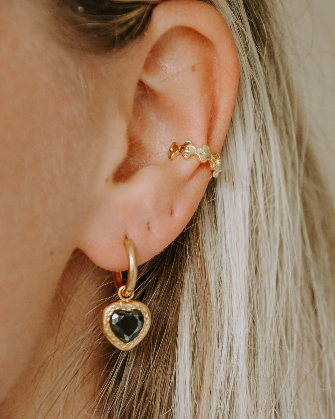 Daisy Flowers - Boucle d'oreille - Acier inoxydable - Image 2