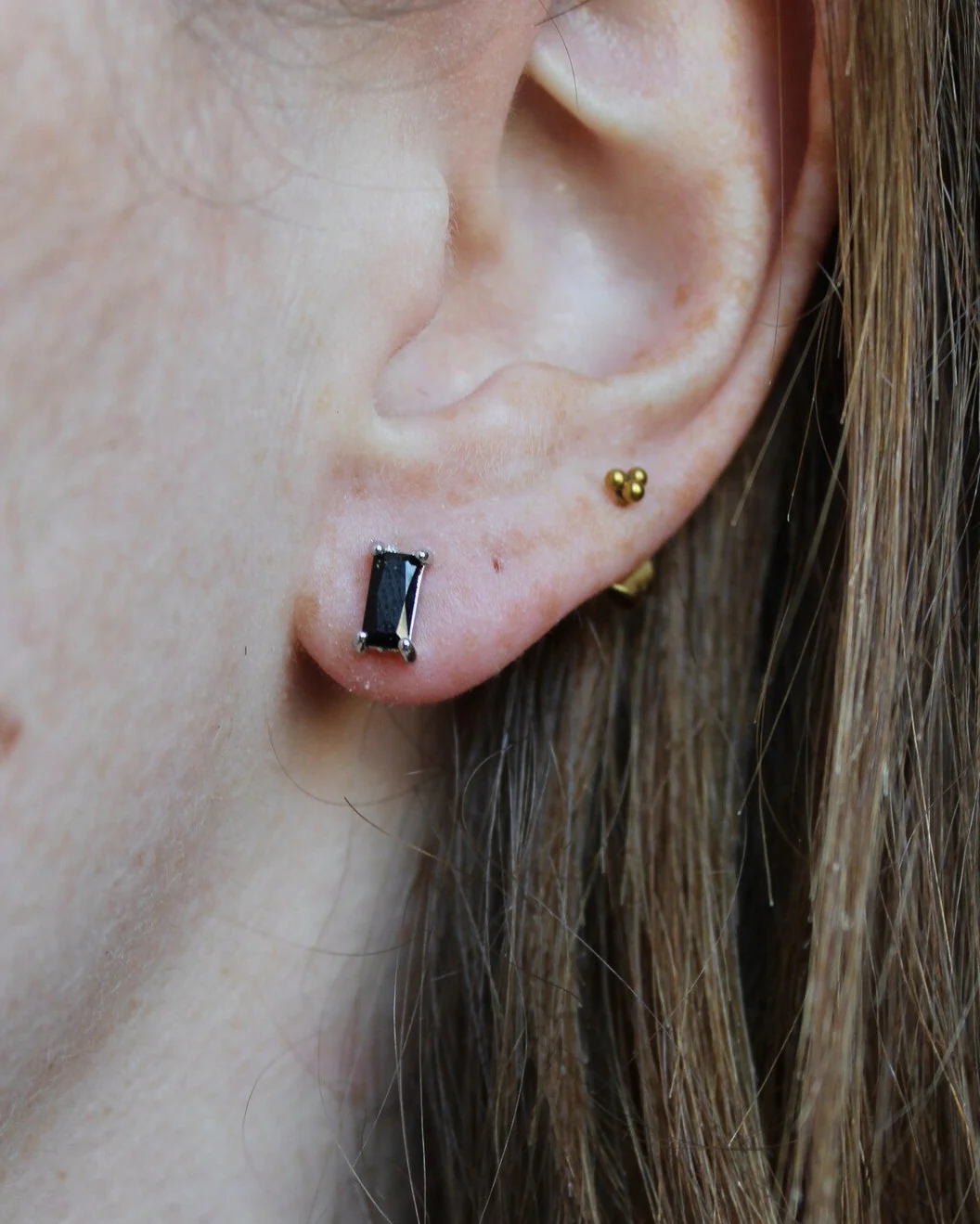 Diamond - Clous d'oreilles - Boucles d'oreilles - Plaqué - Image 9