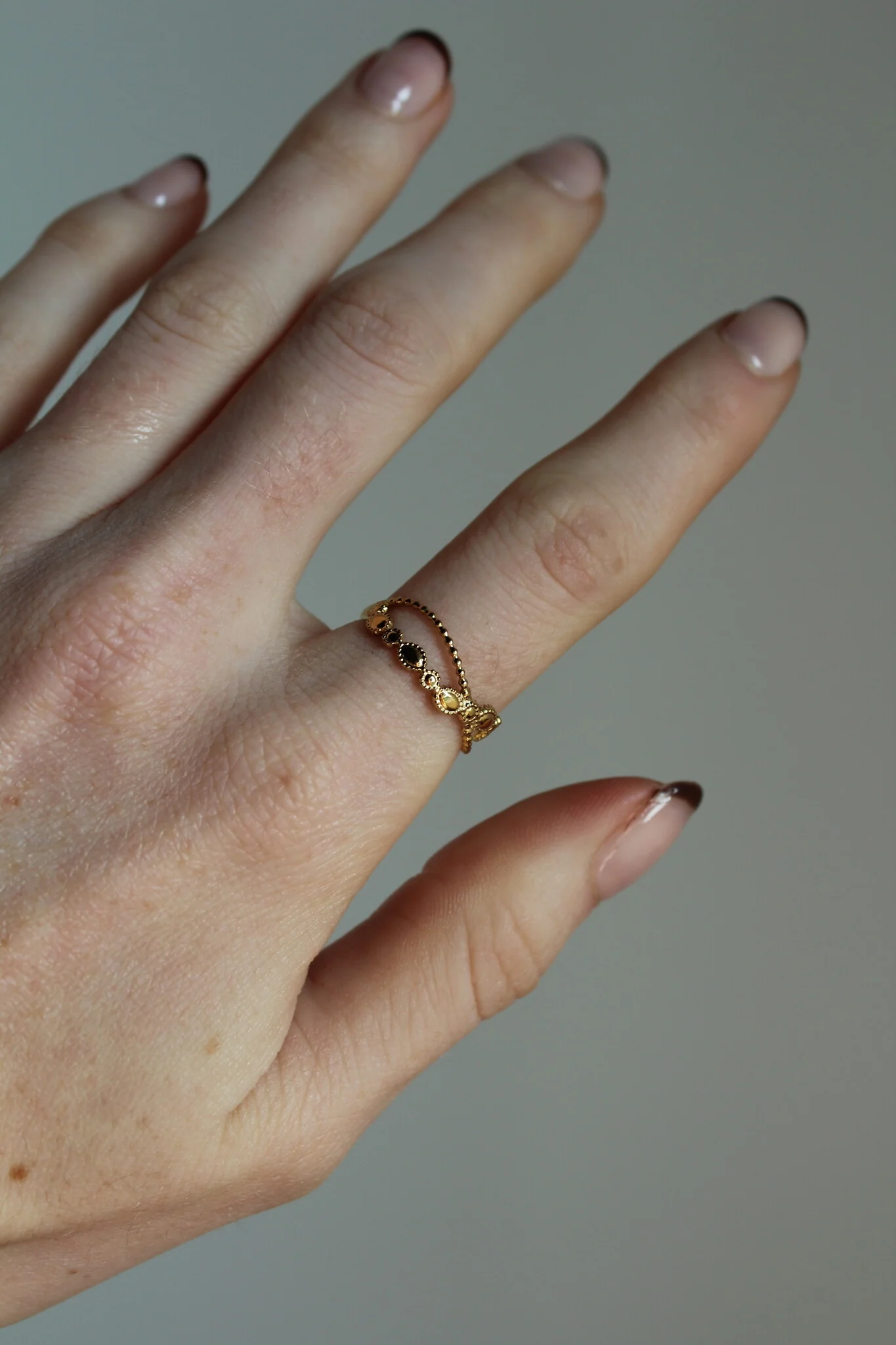 Donna - Bague - Acier inoxydable - Ajustable - Image 2