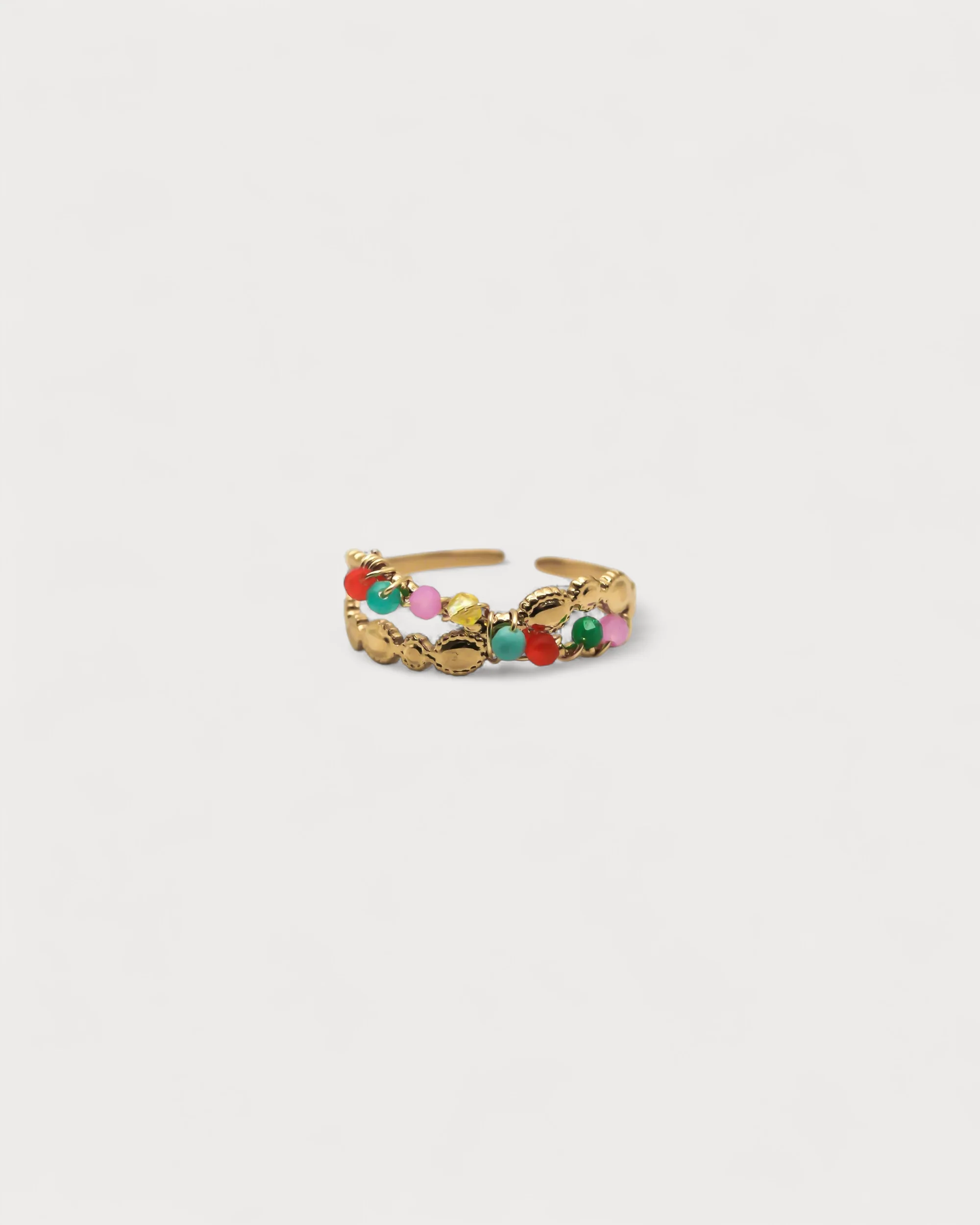 Donna - Bague - Acier inoxydable - Ajustable - Image 3