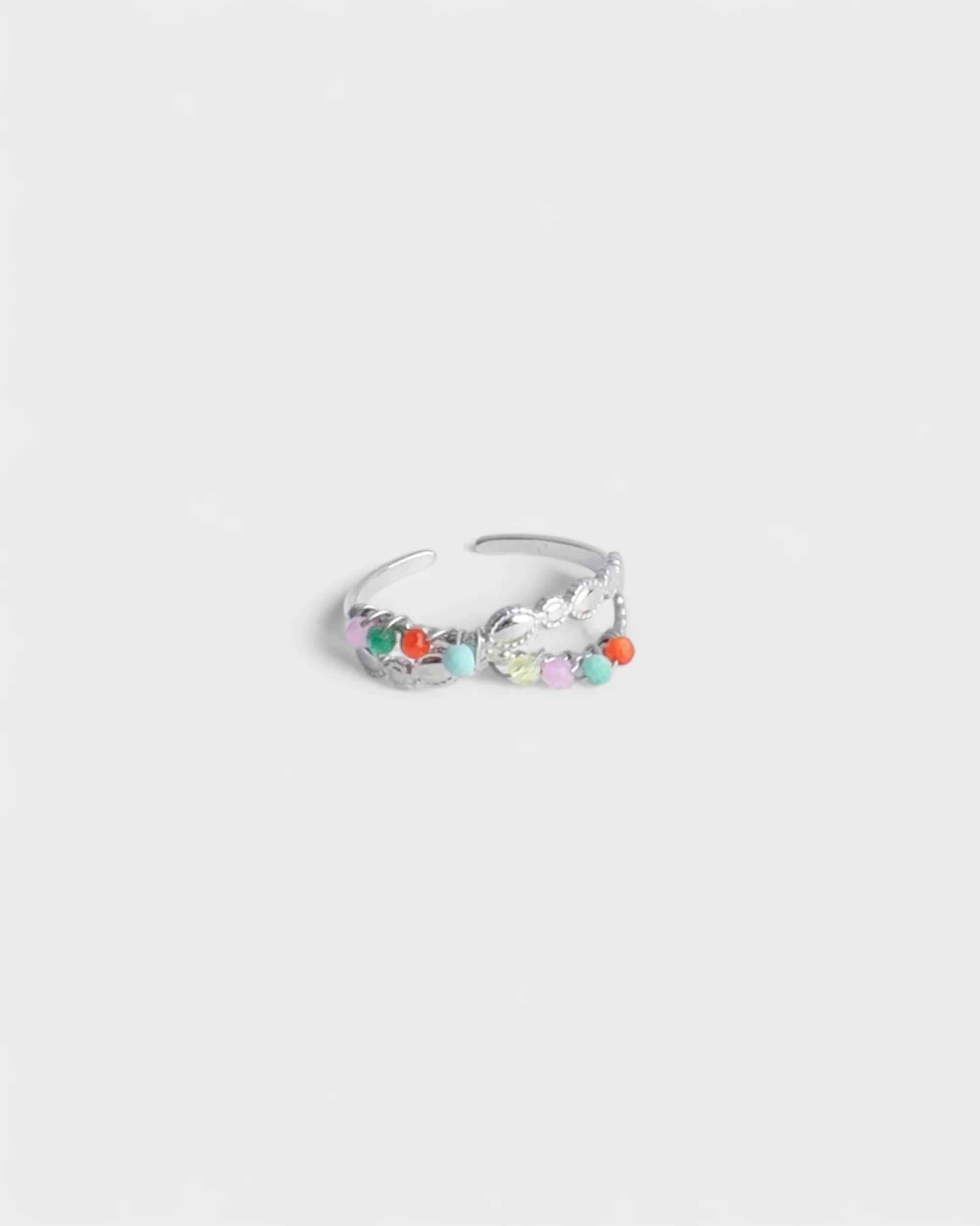 Donna - Bague - Acier inoxydable - Ajustable - Image 5