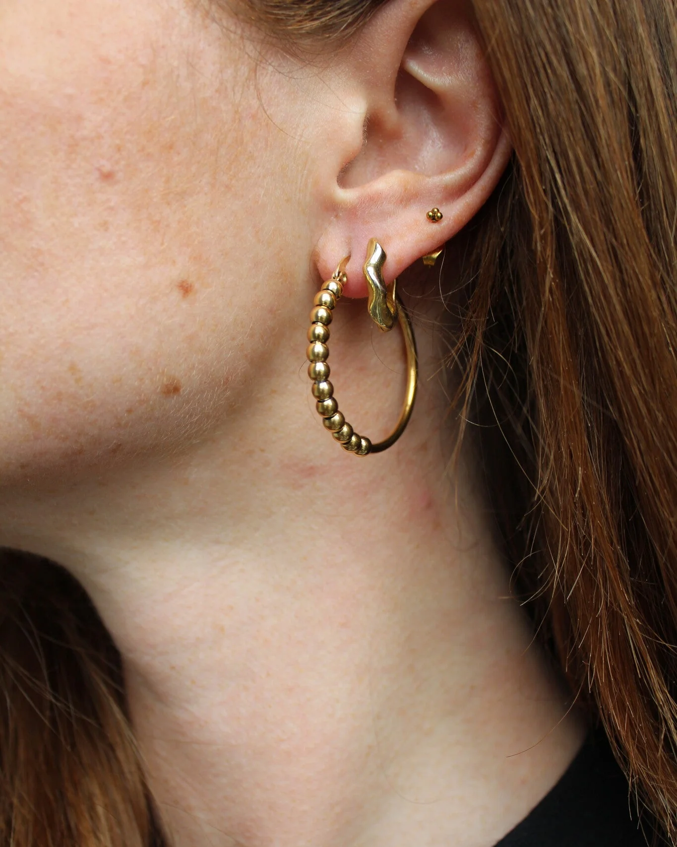 Dotted - Boucles d'oreilles - Acier inoxydable - Image 2