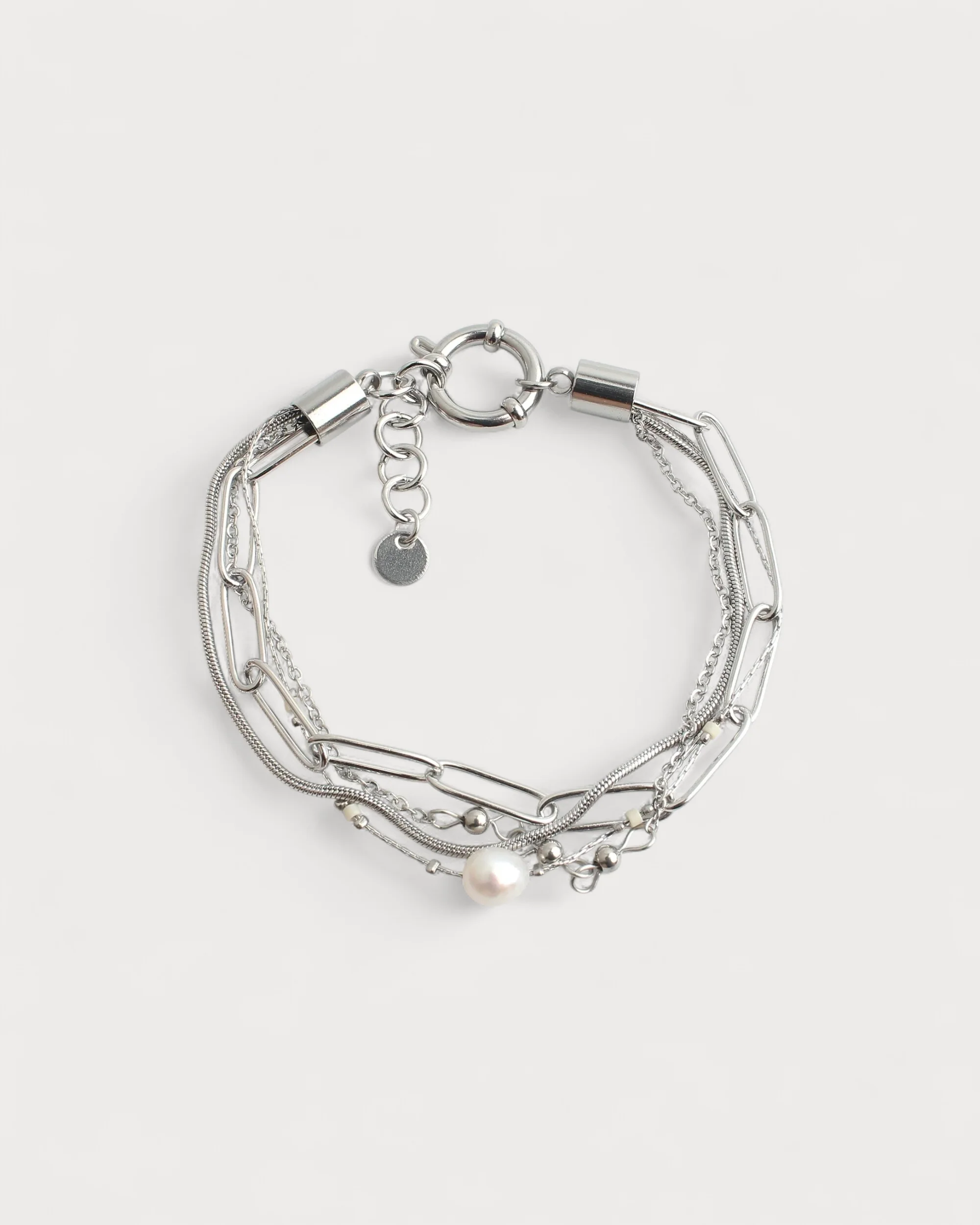 Eloise - Bracelet - Pierre naturelle - 4 couches - Acier inoxydable - Image 12