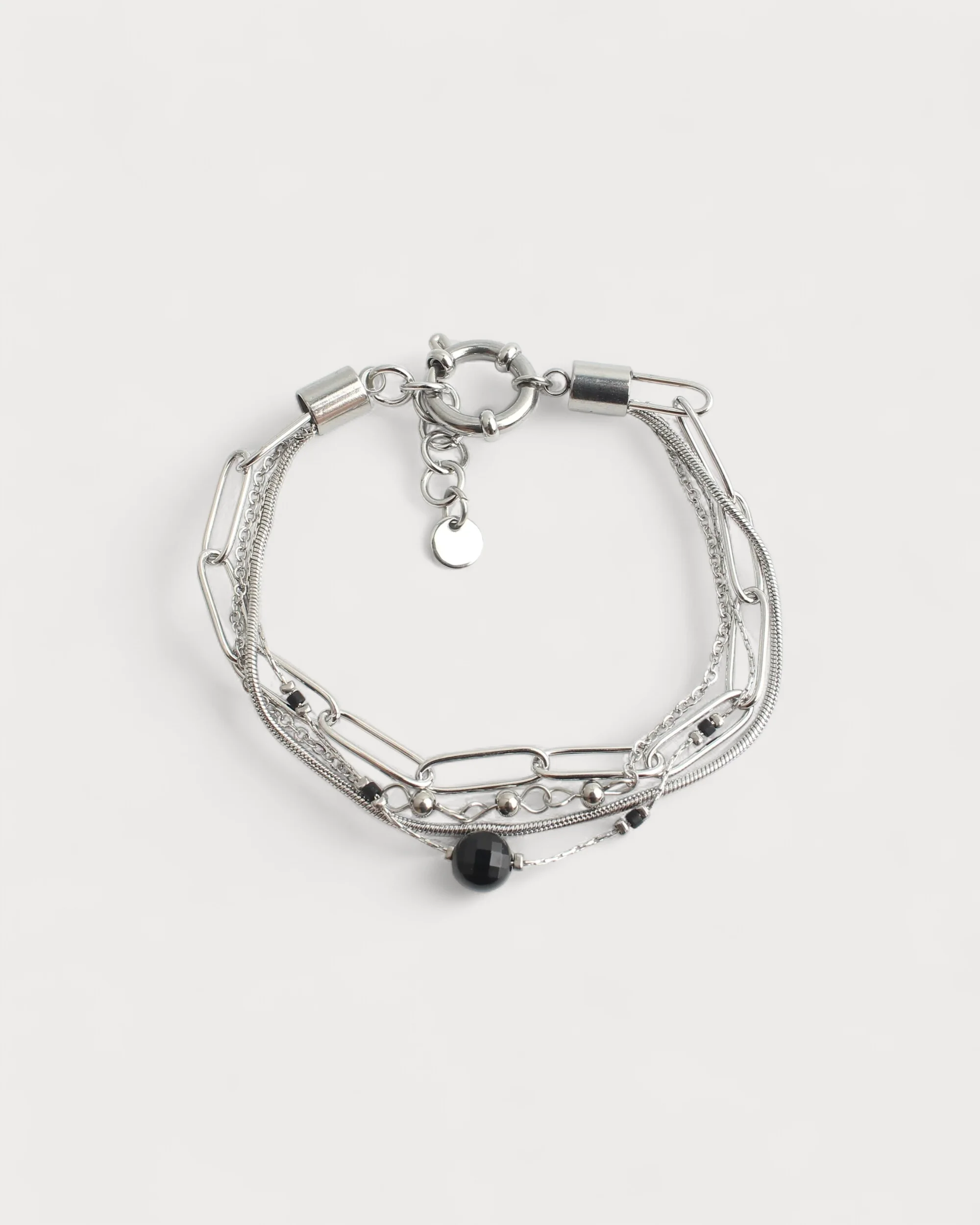 Eloise - Bracelet - Pierre naturelle - 4 couches - Acier inoxydable - Image 13
