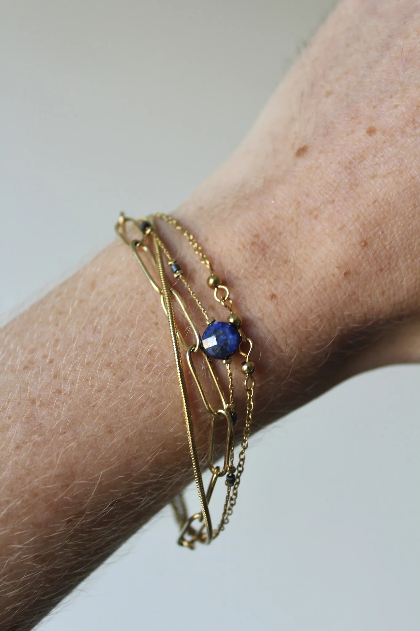 Eloise - Bracelet - Pierre naturelle - 4 couches - Acier inoxydable - Image 16