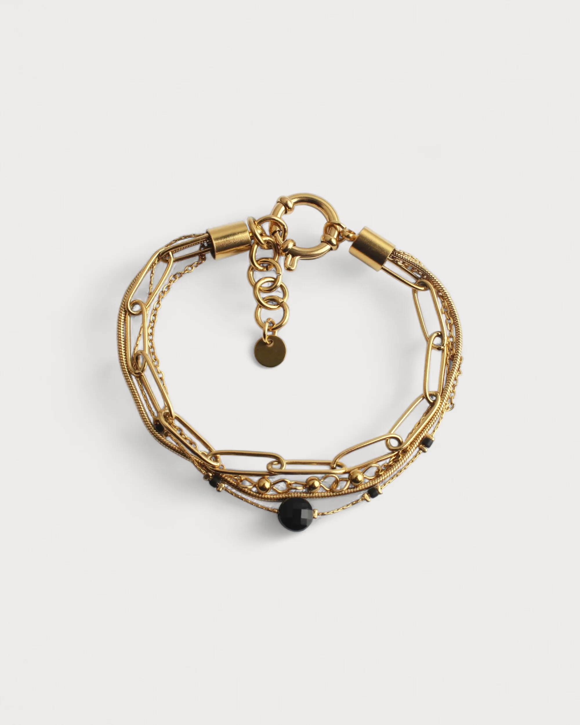 Eloise - Bracelet - Pierre naturelle - 4 couches - Acier inoxydable - Image 17