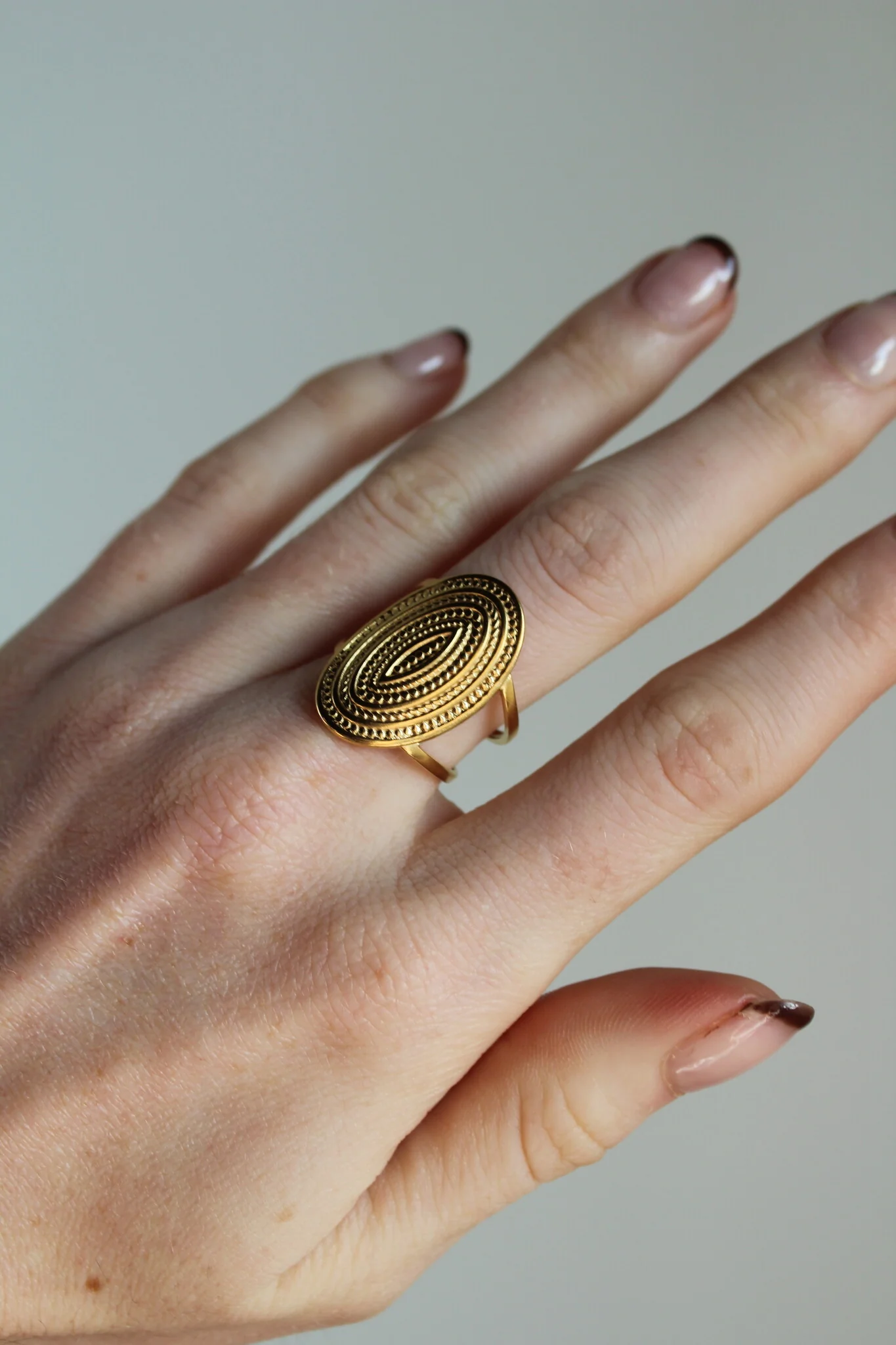 Elsa - Bague - Acier inoxydable - Ajustable - Image 2