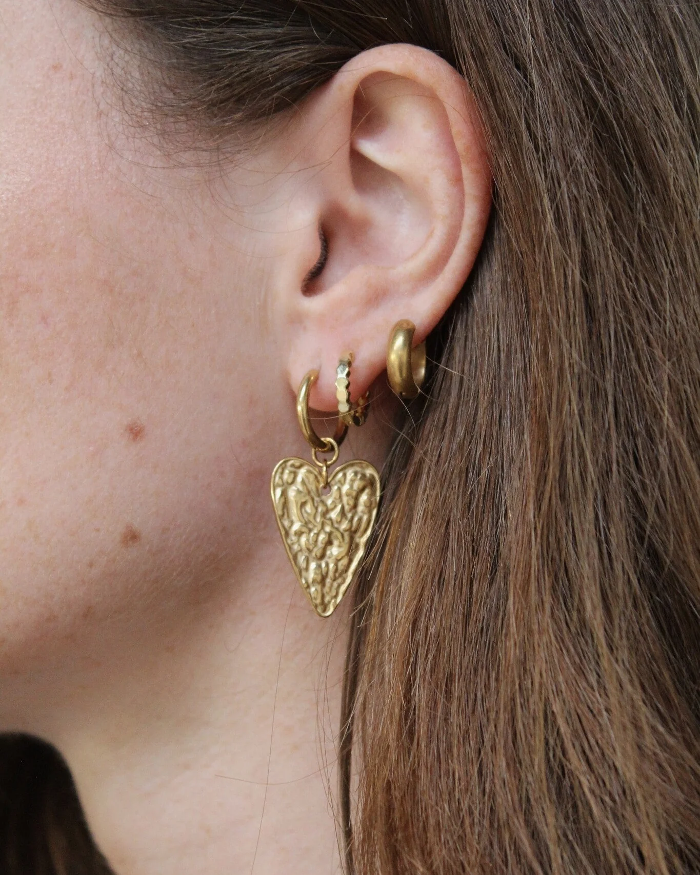Emma - Boucles d'oreilles - Plaqué - Image 2