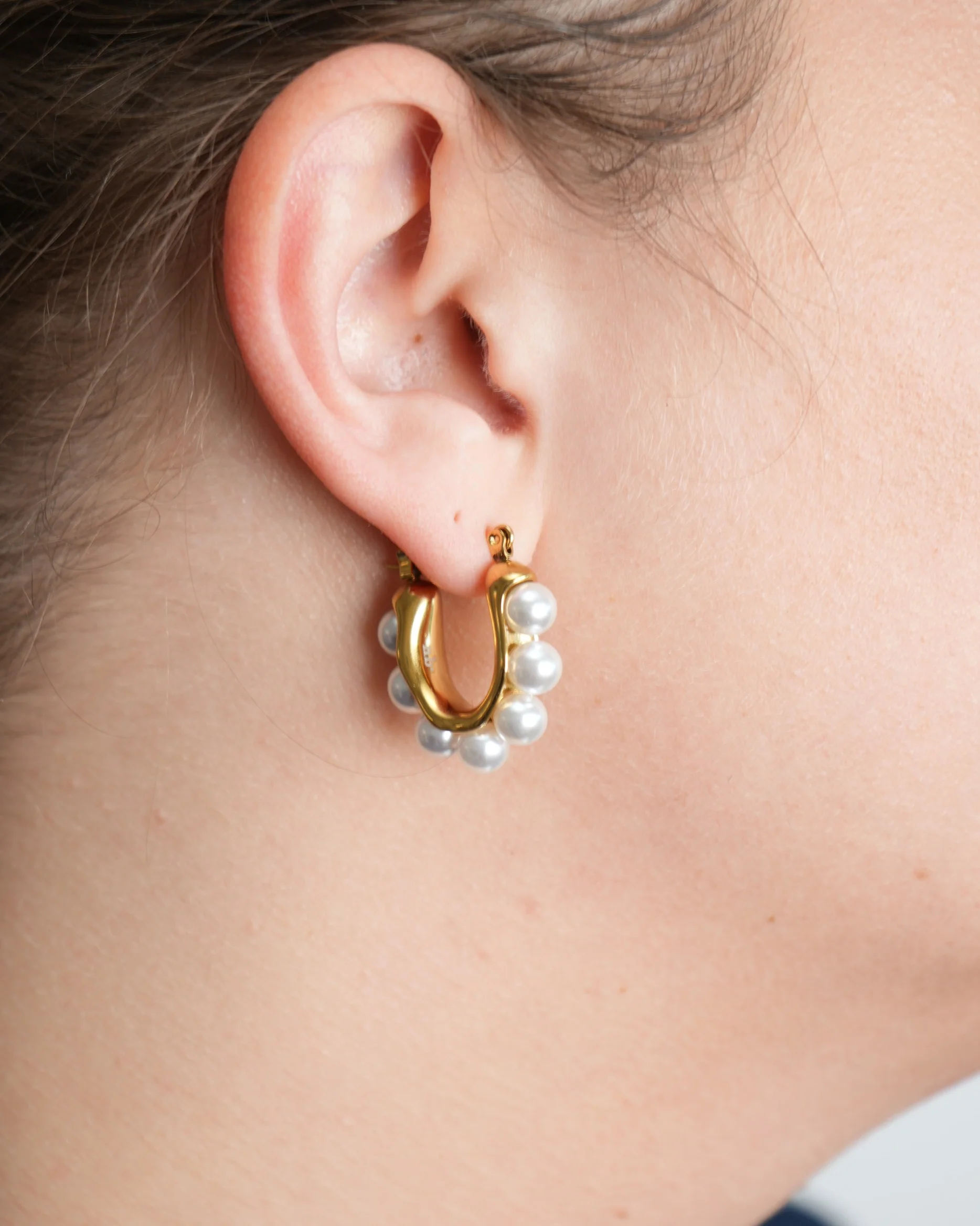 Enzia - Boucles d'oreilles - Notbranded - Acier inoxydable - Image 2