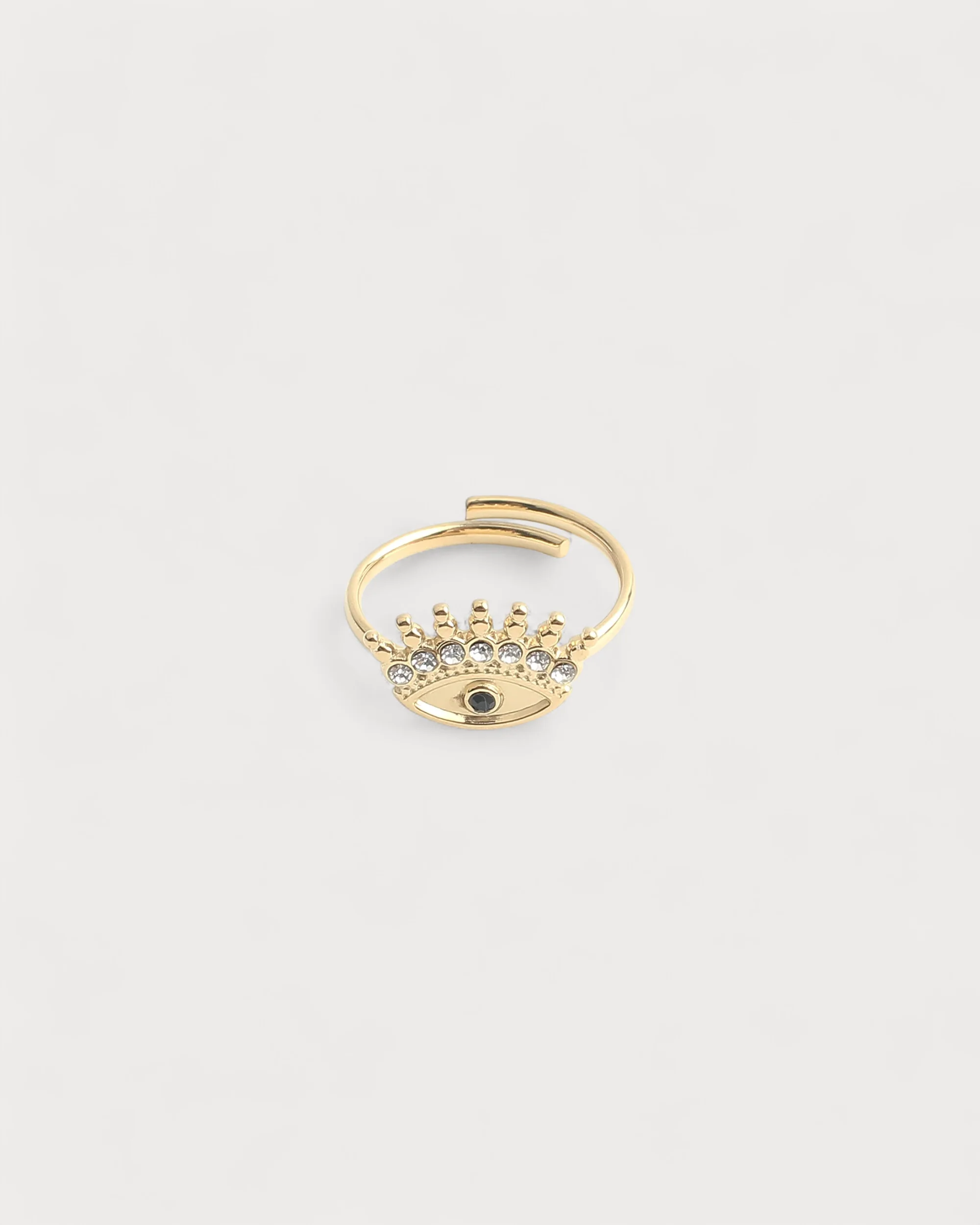 Oeil - Bague - Acier inoxydable - Ajustable