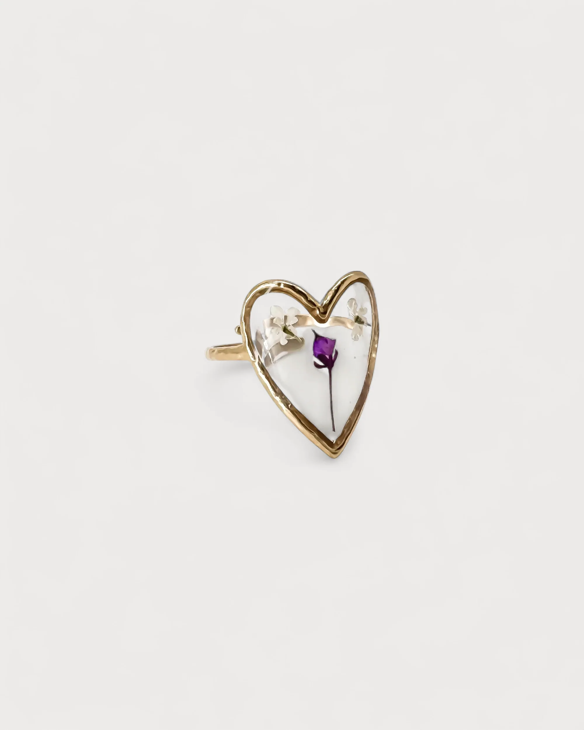 Fiore e amore - Bague - Acier inoxydable - Ajustable - Image 3