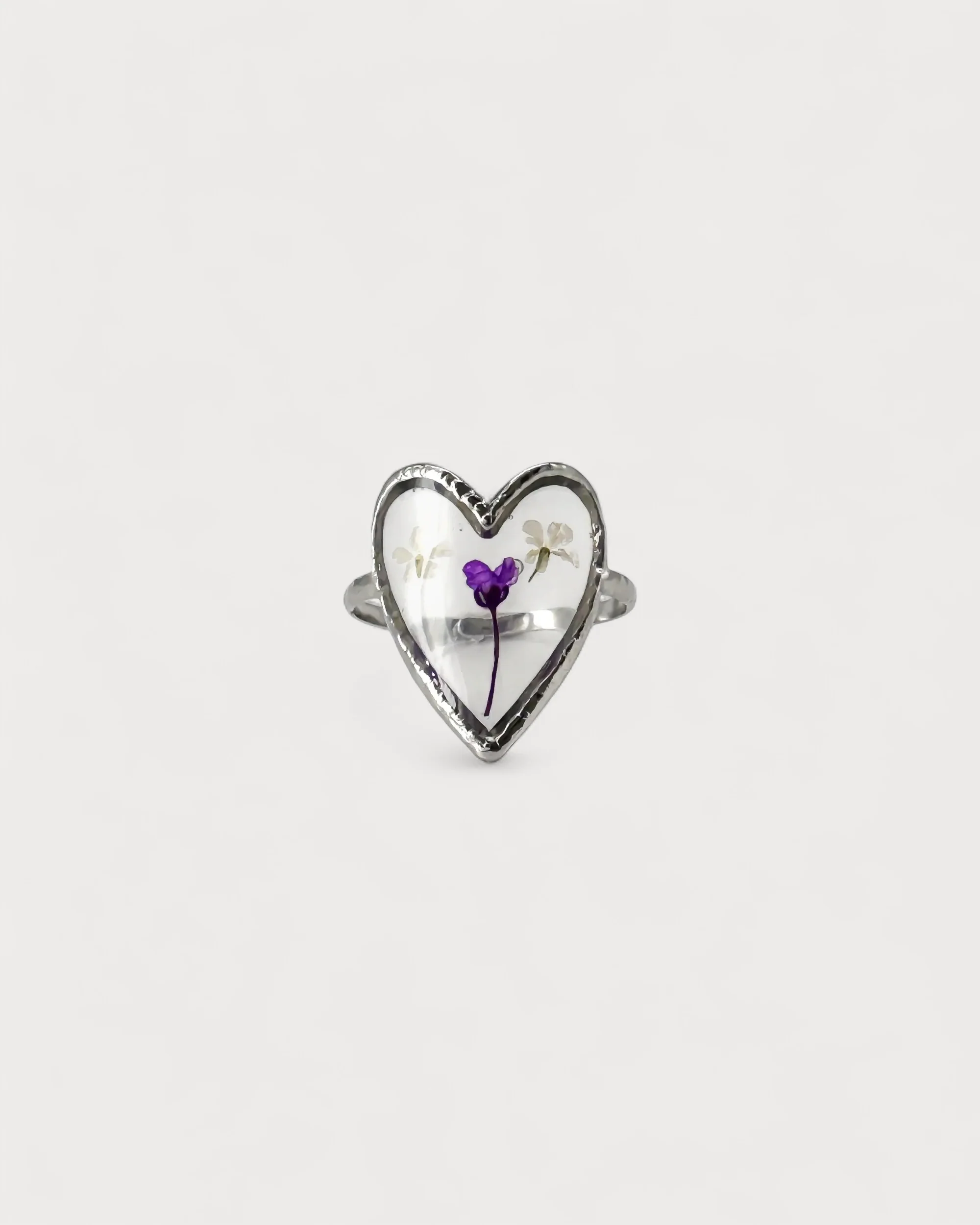 Fiore e amore - Bague - Acier inoxydable - Ajustable - Image 5