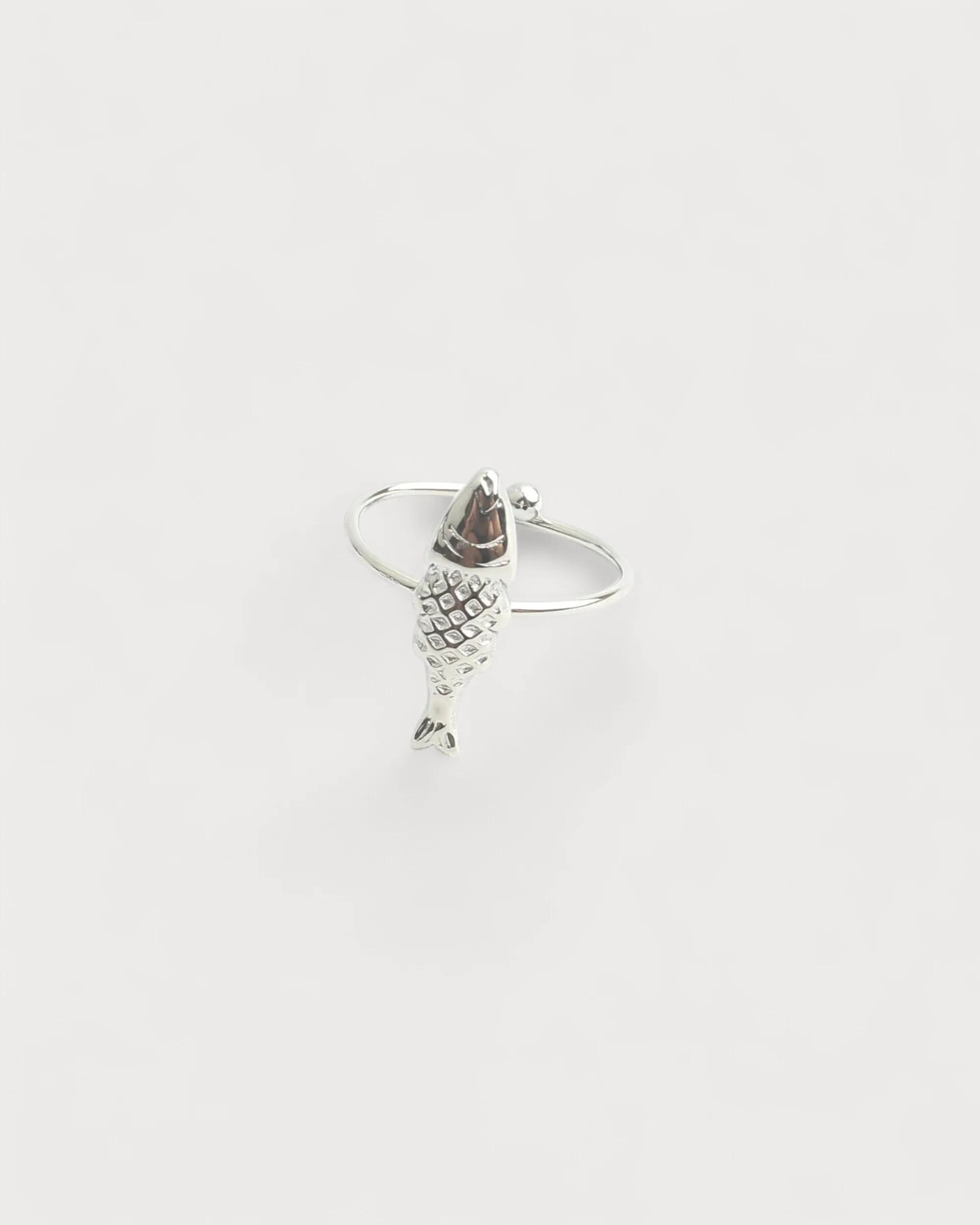 Fish - Bague - Acier inoxydable - Ajustable - Image 4