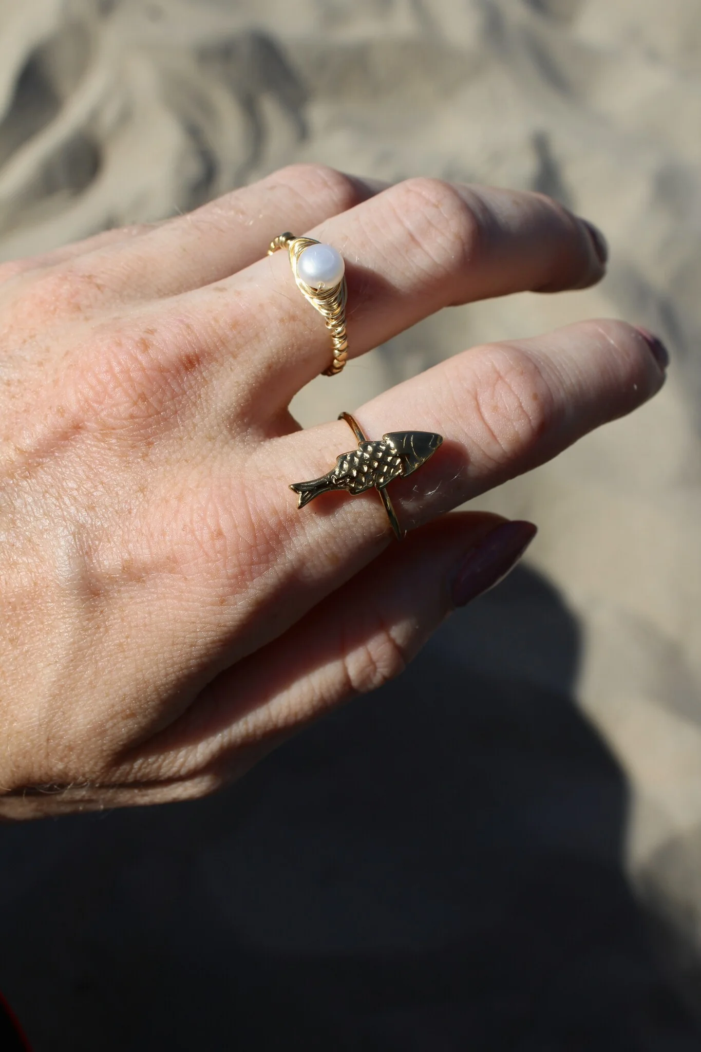 Fish - Bague - Acier inoxydable - Ajustable - Image 6