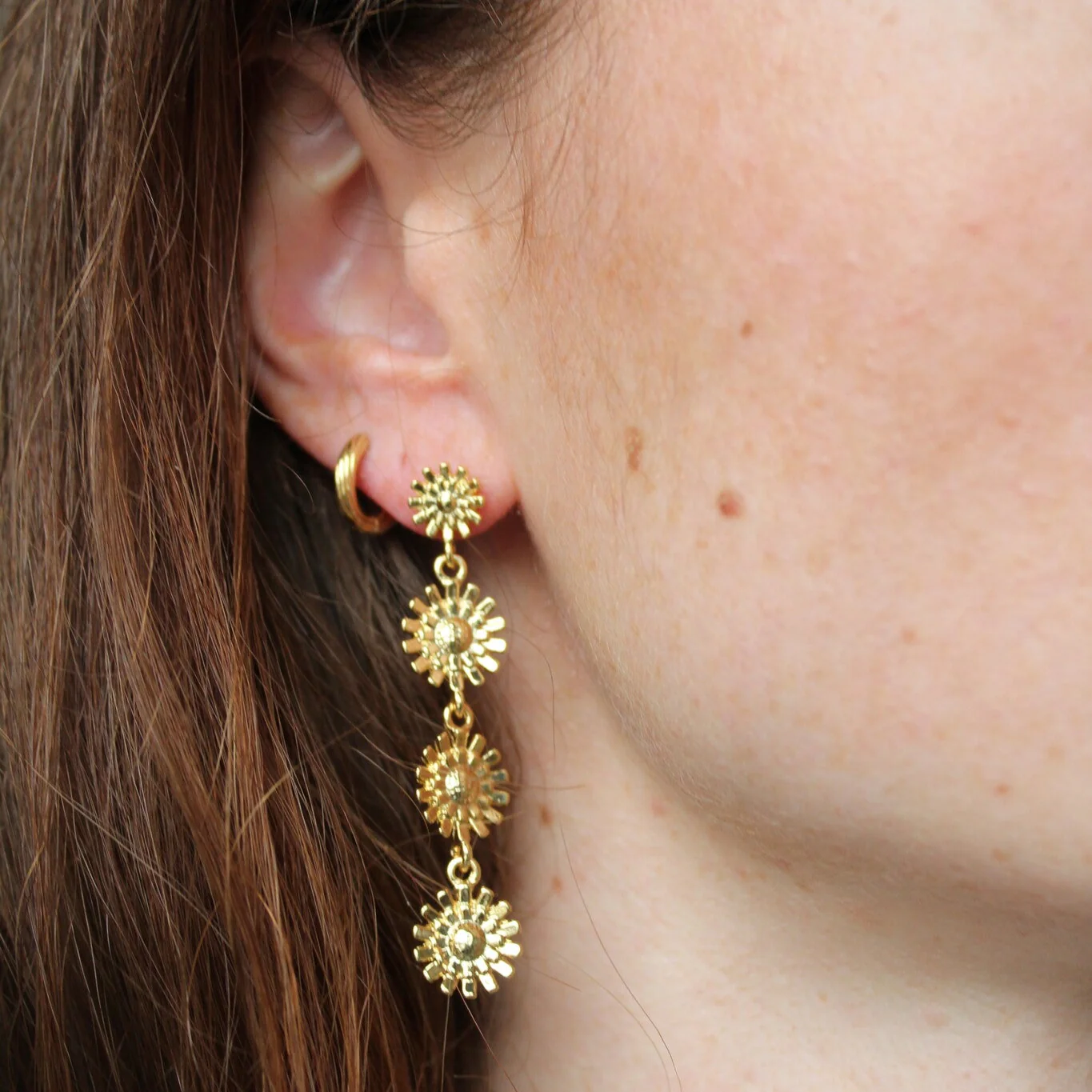 Jardin de fleurs - Boucles d'oreilles - Acier inoxydable - Image 2