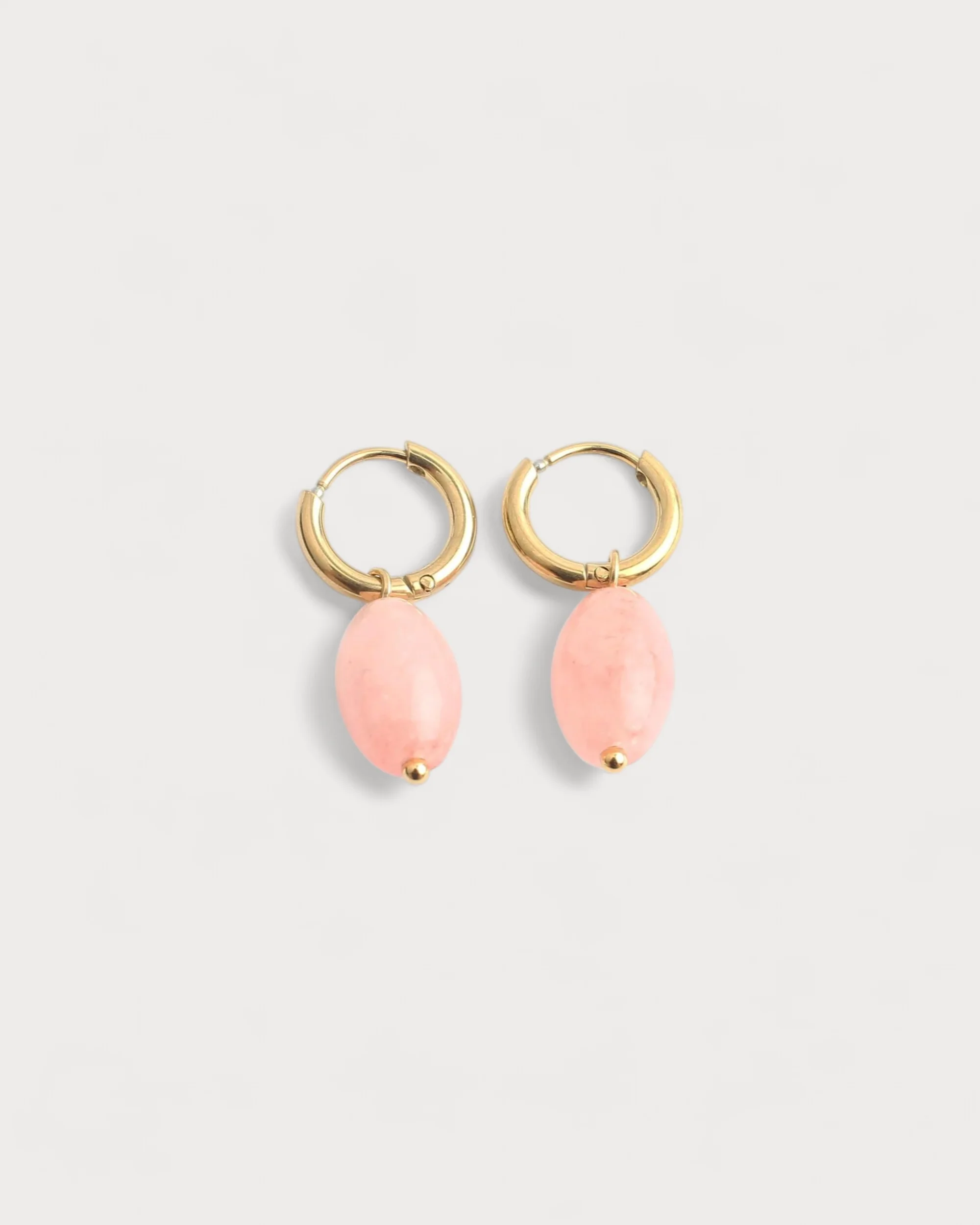 Freyde - Boucles d'oreilles - Pierre naturelle - Acier inoxydable - Image 2