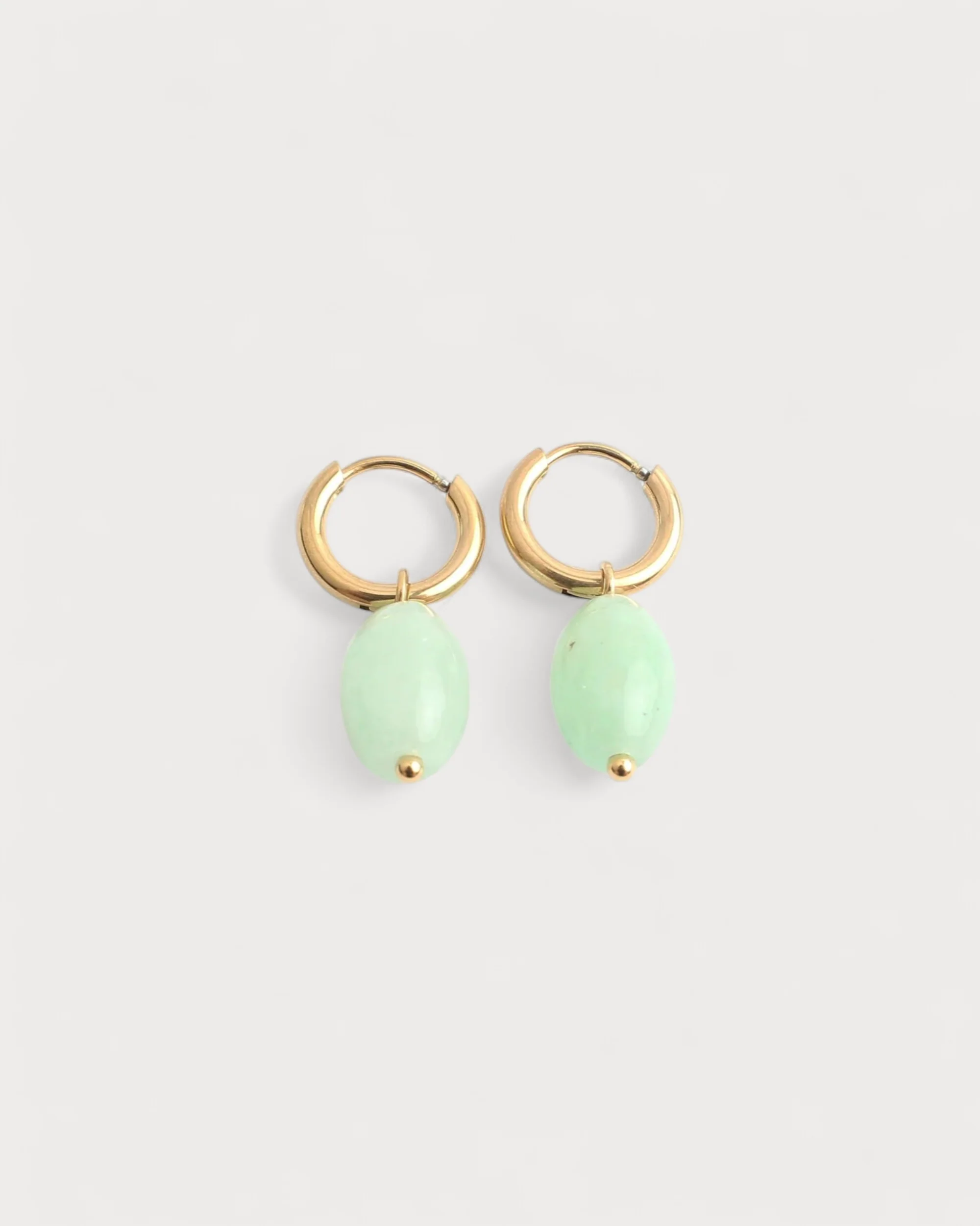 Freyde - Boucles d'oreilles - Pierre naturelle - Acier inoxydable - Image 5