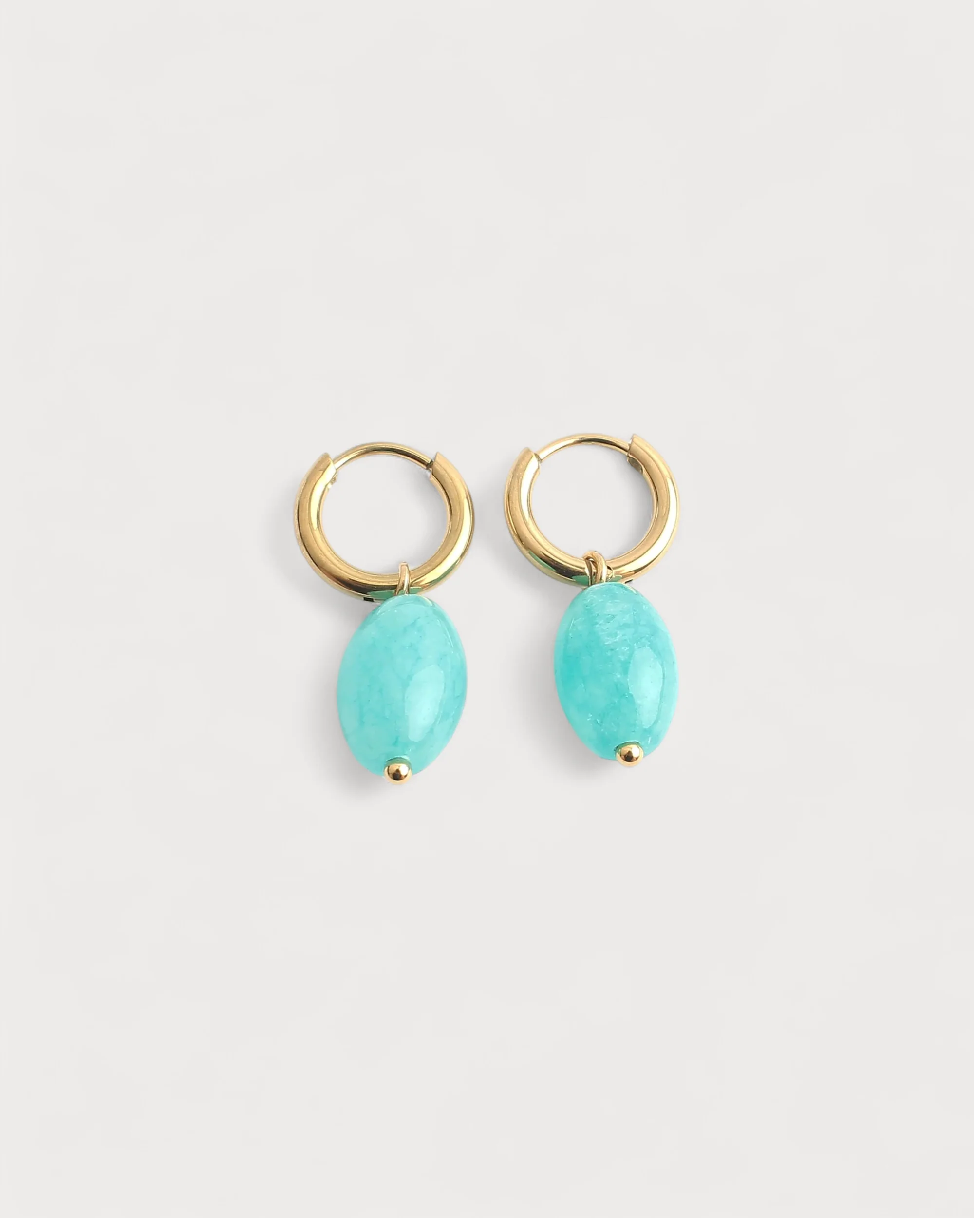 Freyde - Boucles d'oreilles - Pierre naturelle - Acier inoxydable - Image 7