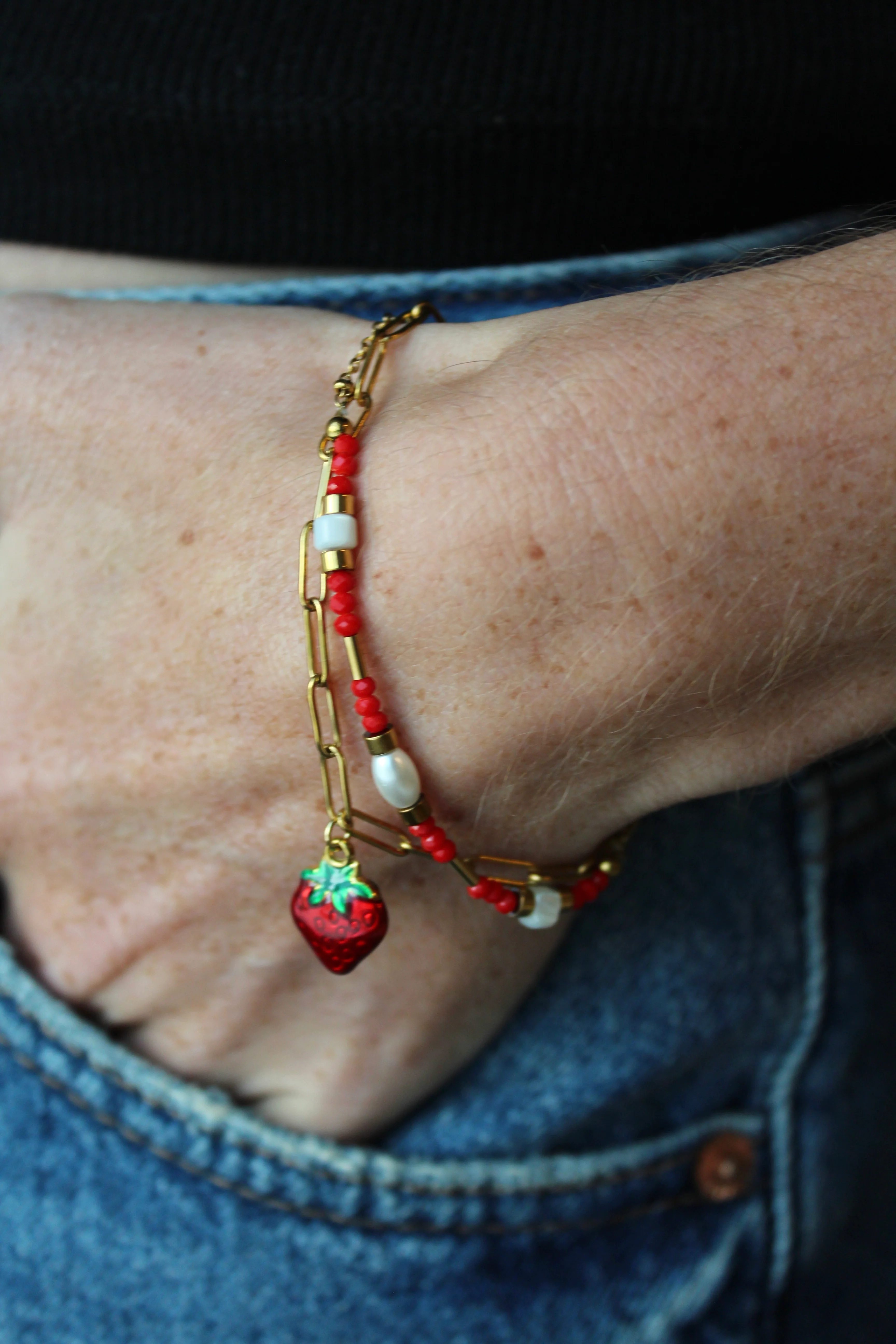 Fruity Strawberry - Bracelet - Acier inoxydable - Image 4