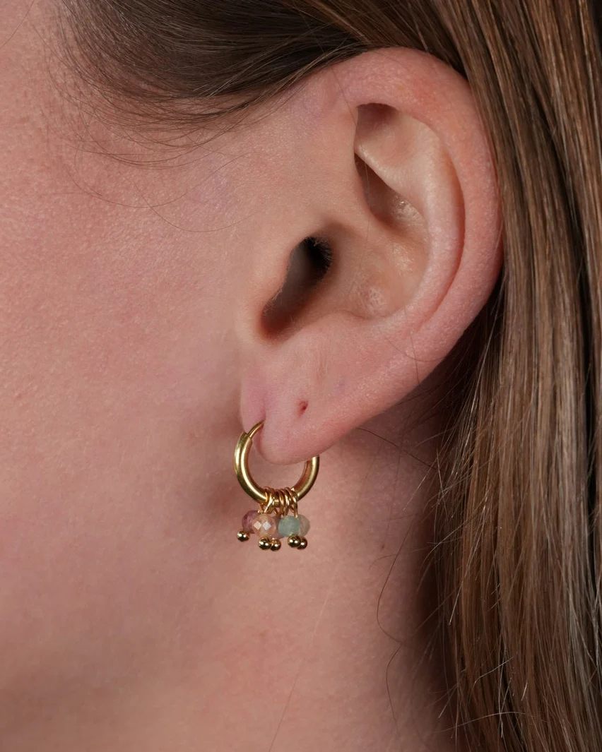 Gina - Boucles d'oreilles - Acier inoxydable - Image 2