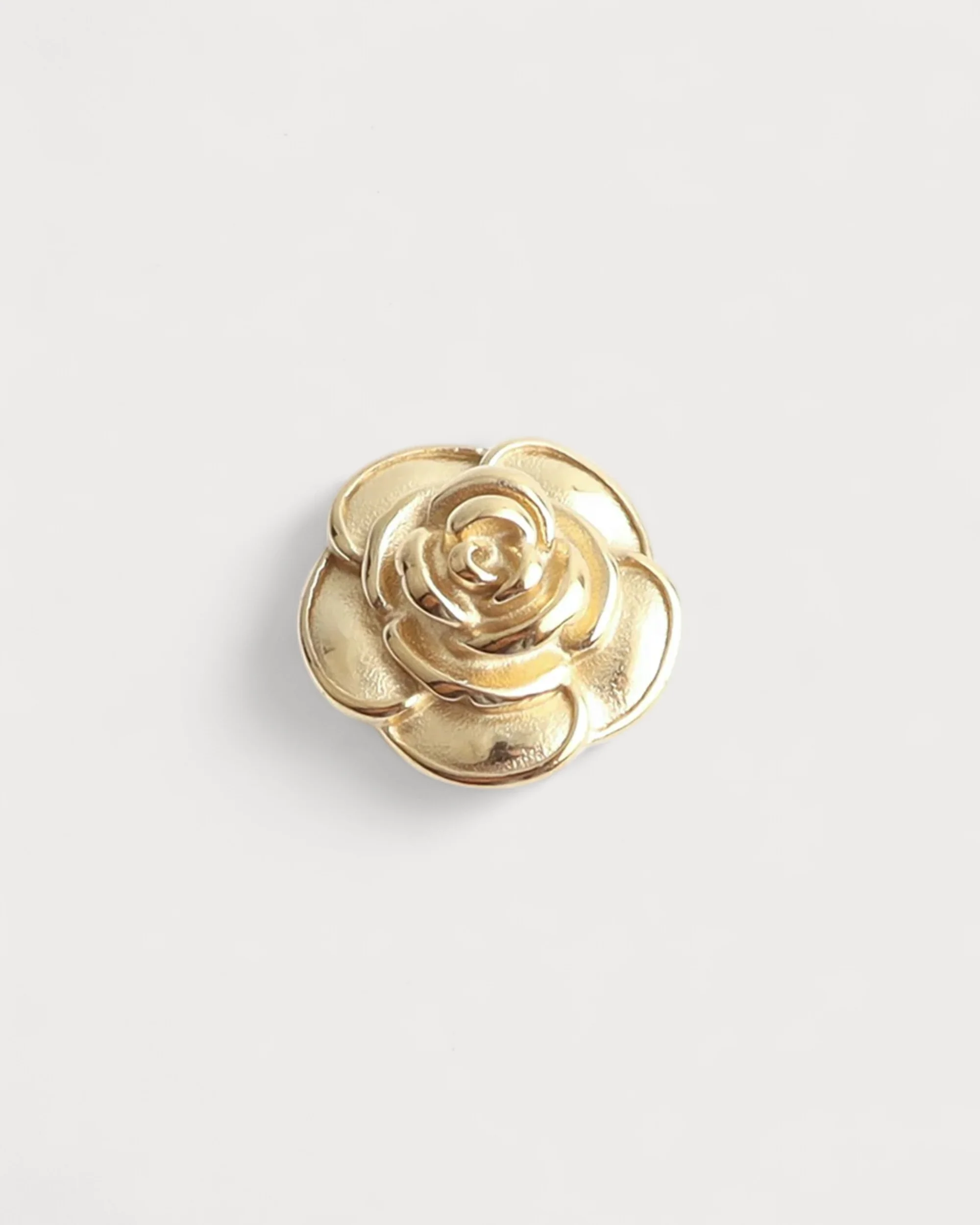 Hanna - Broche-bouton - Acier inoxydable