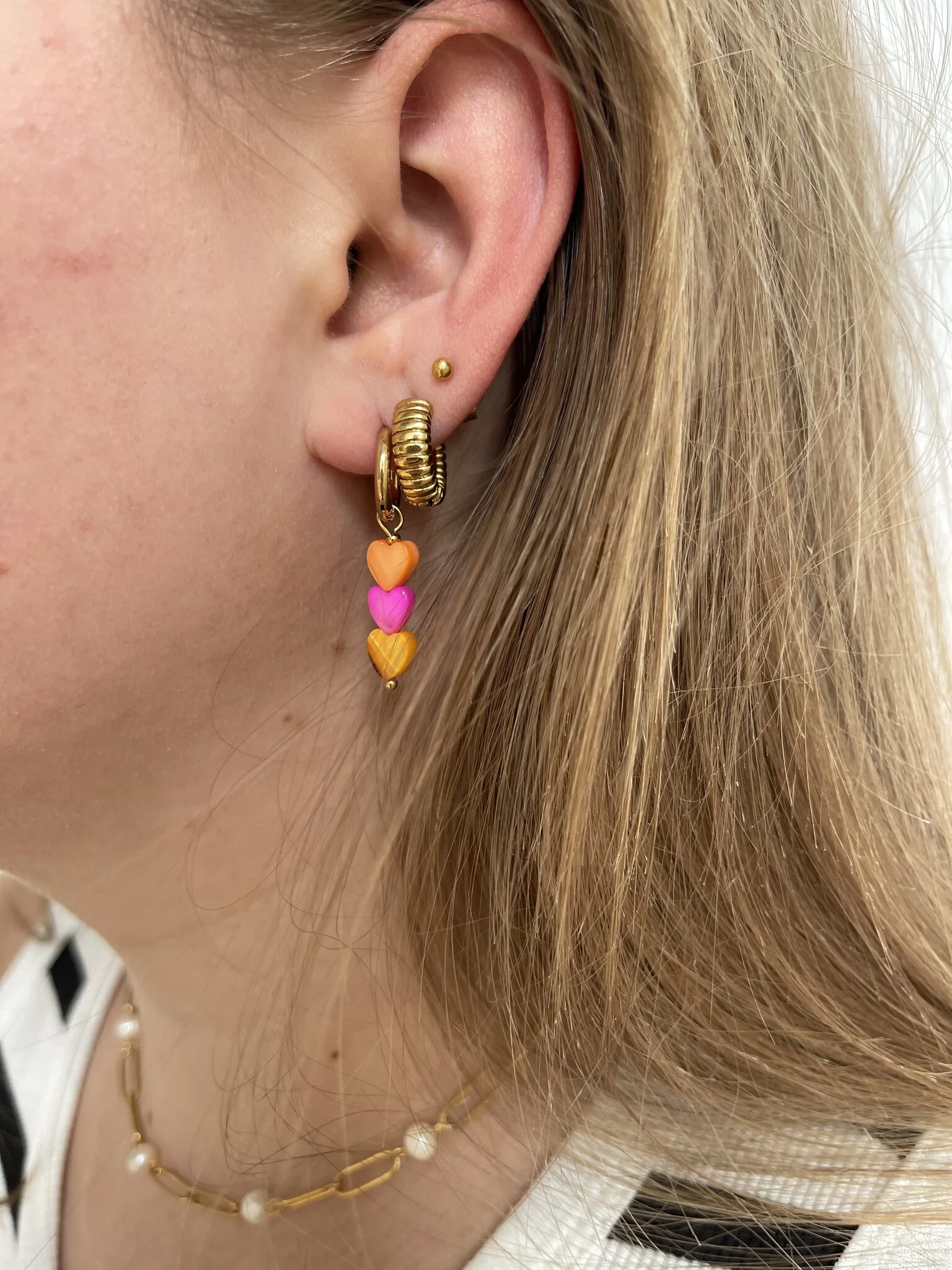 Heart To Heart - Boucles d'oreilles - Acier inoxydable - Image 18