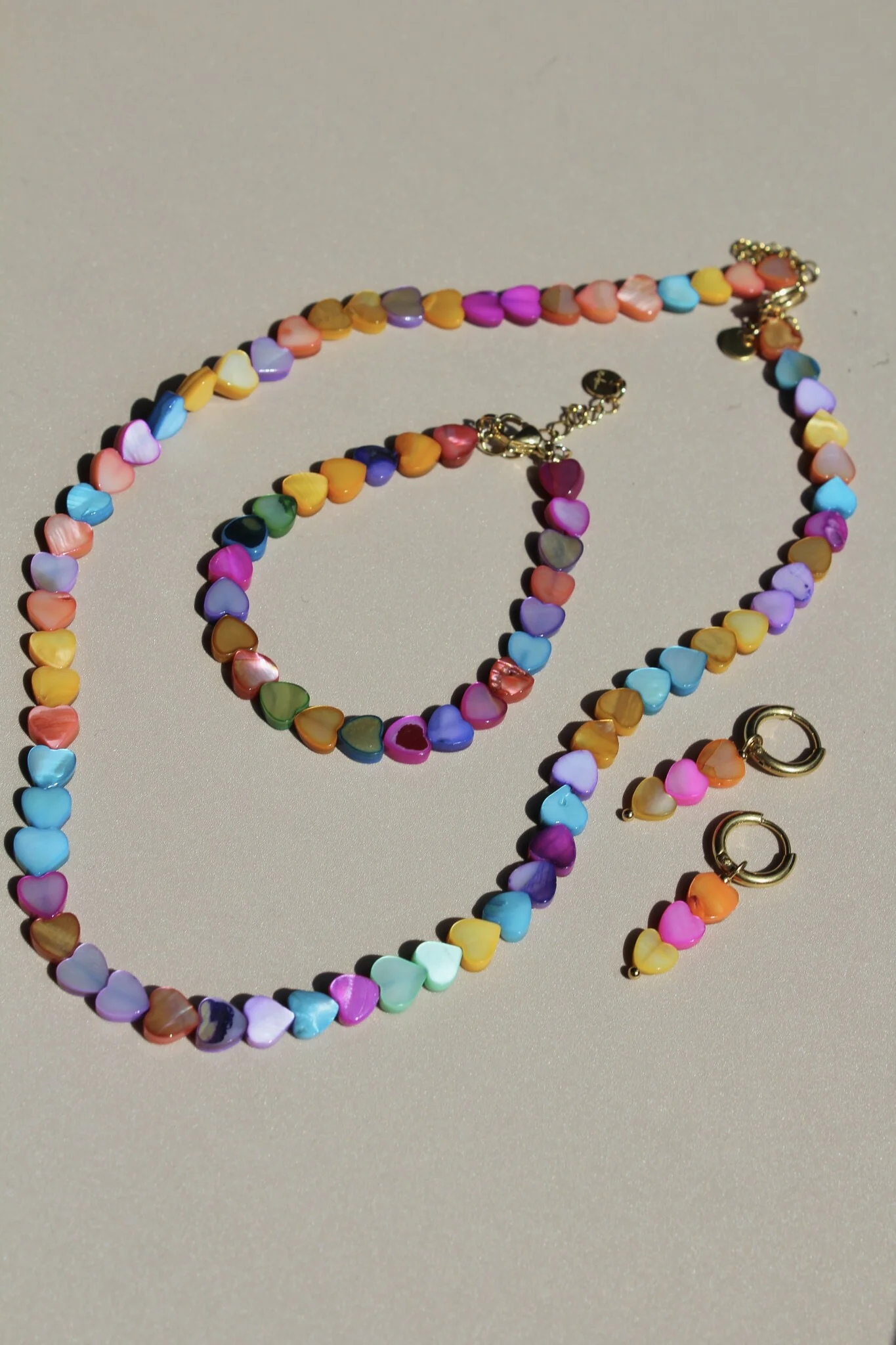 Heart To Heart - Collier - Pierre naturelle - Acier inoxydable - Image 4