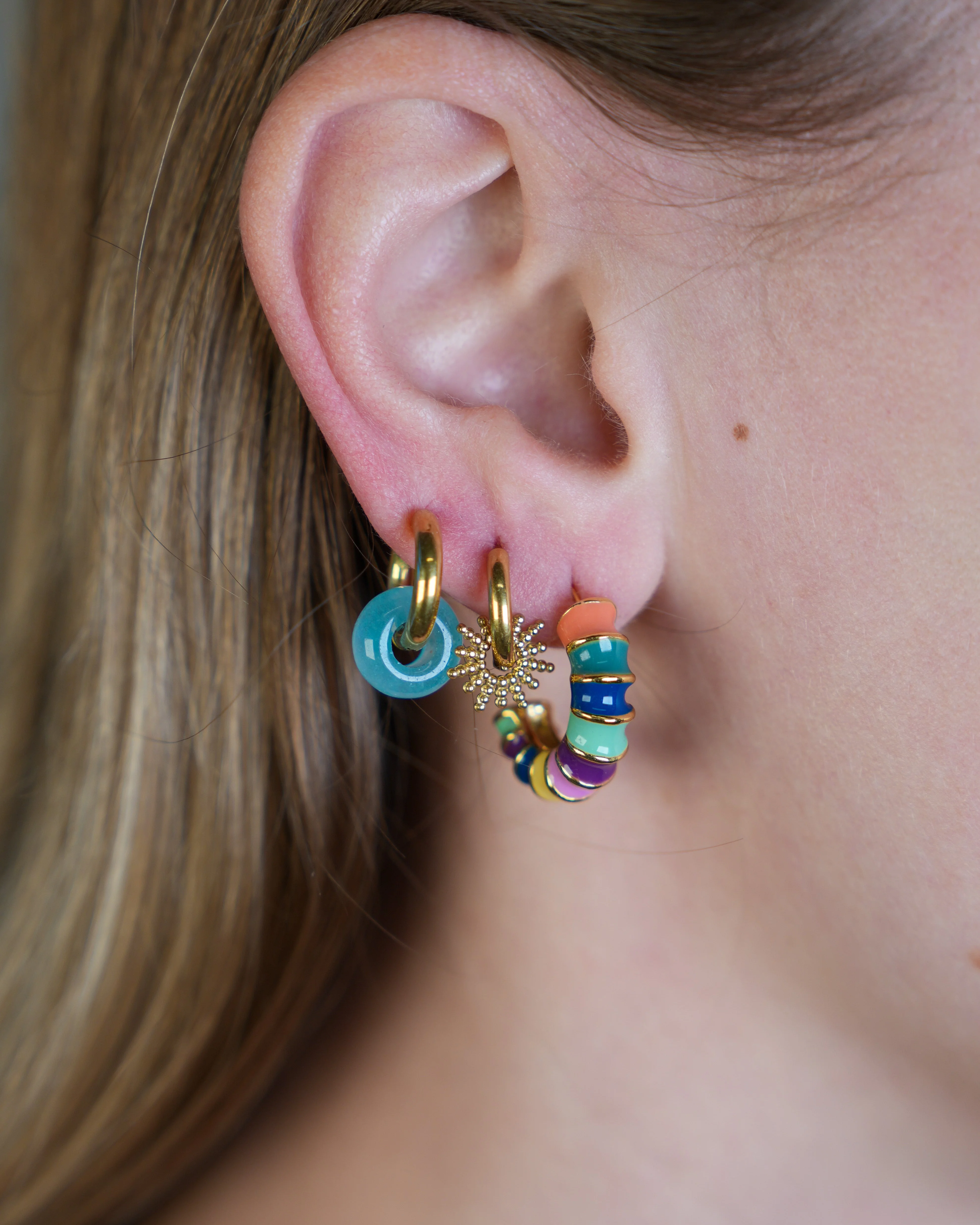 Here Comes The Sun - Boucles d'oreilles - Acier inoxydable - Image 2